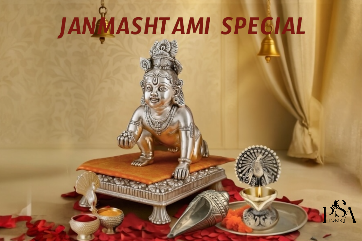 Celebrate Janmashtami 2025 with PSA Jewels – Pure Silver Devotion for Your Home Temple