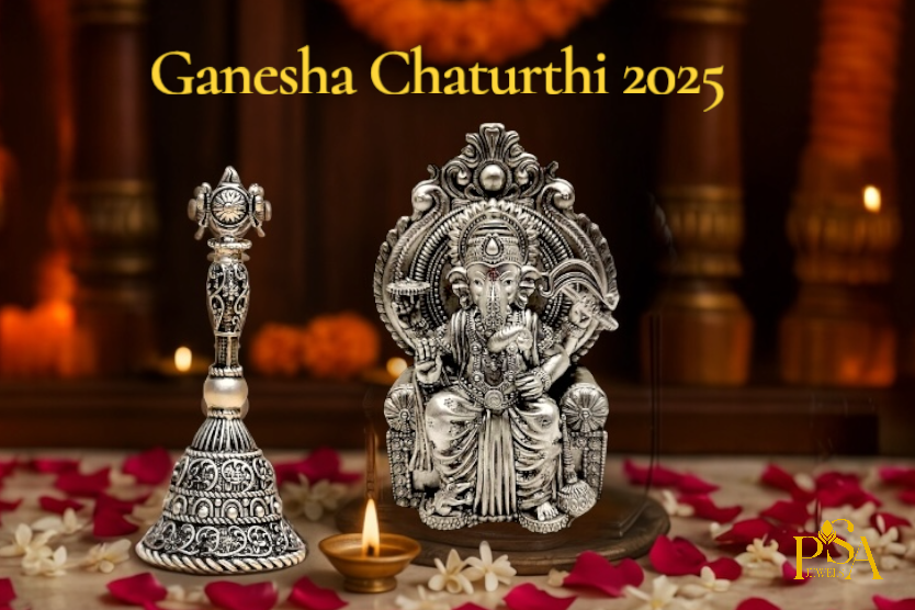 Welcome Lord Ganesha with Devotion and Elegance – Pure Silver Collection by PSA Jewels