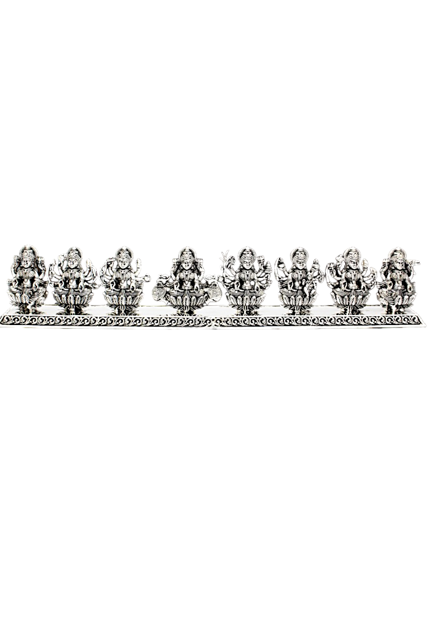 Pure Silver Ashtalaxmi Idol - PSA Jewels