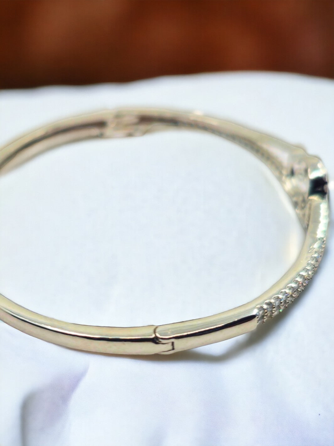 Silver Zircon Rhodium Chakra Bracelet - PSA Jewels