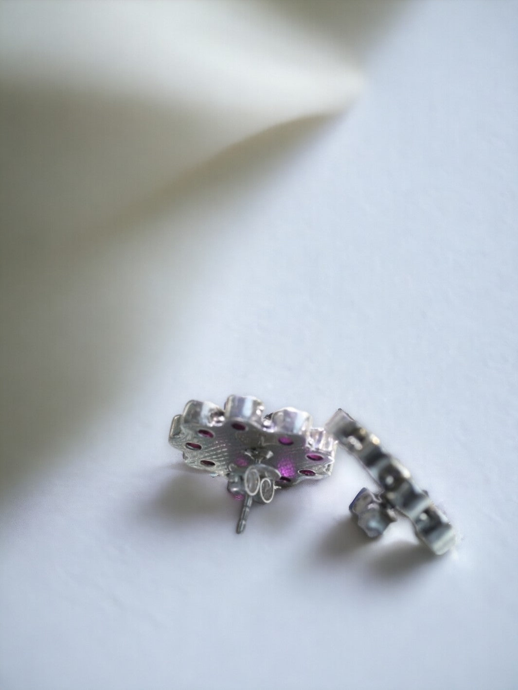 Ruby Green Floral Earring - PSA Jewels