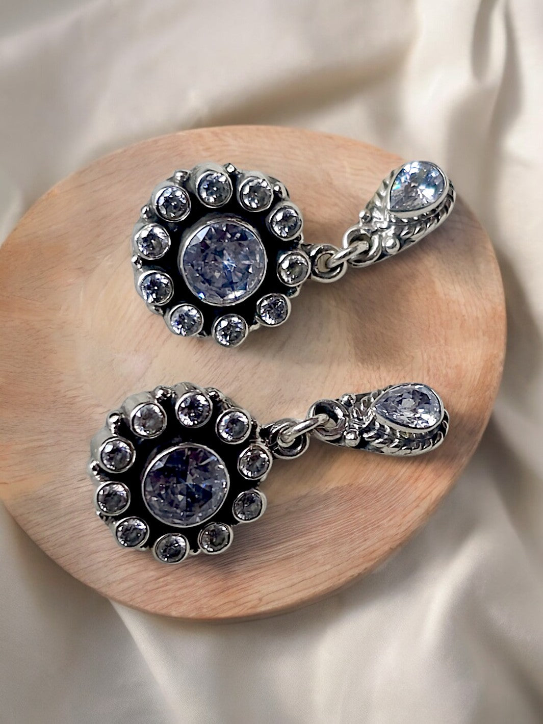 Multi Stone Dangling Earring - PSA Jewels