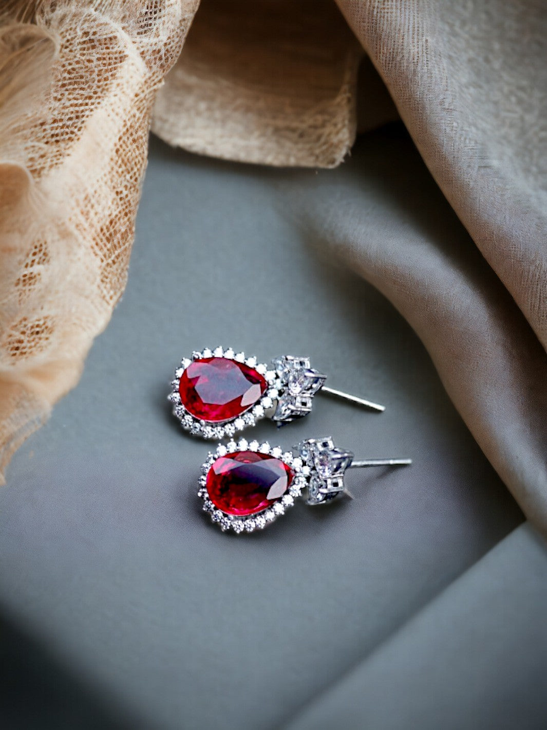 Zara Red Earring - PSA Jewels