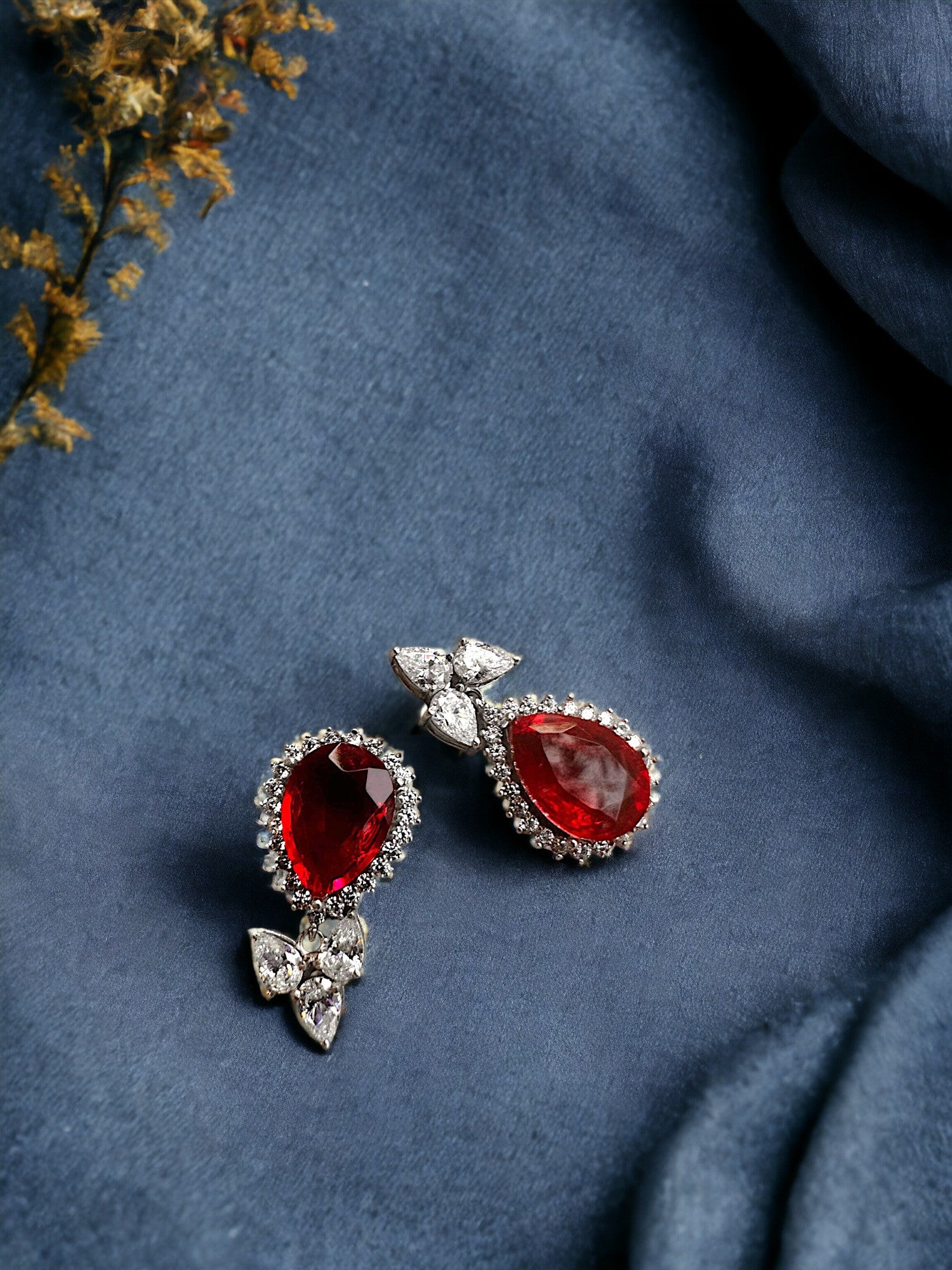 Zara Red Earring - PSA Jewels