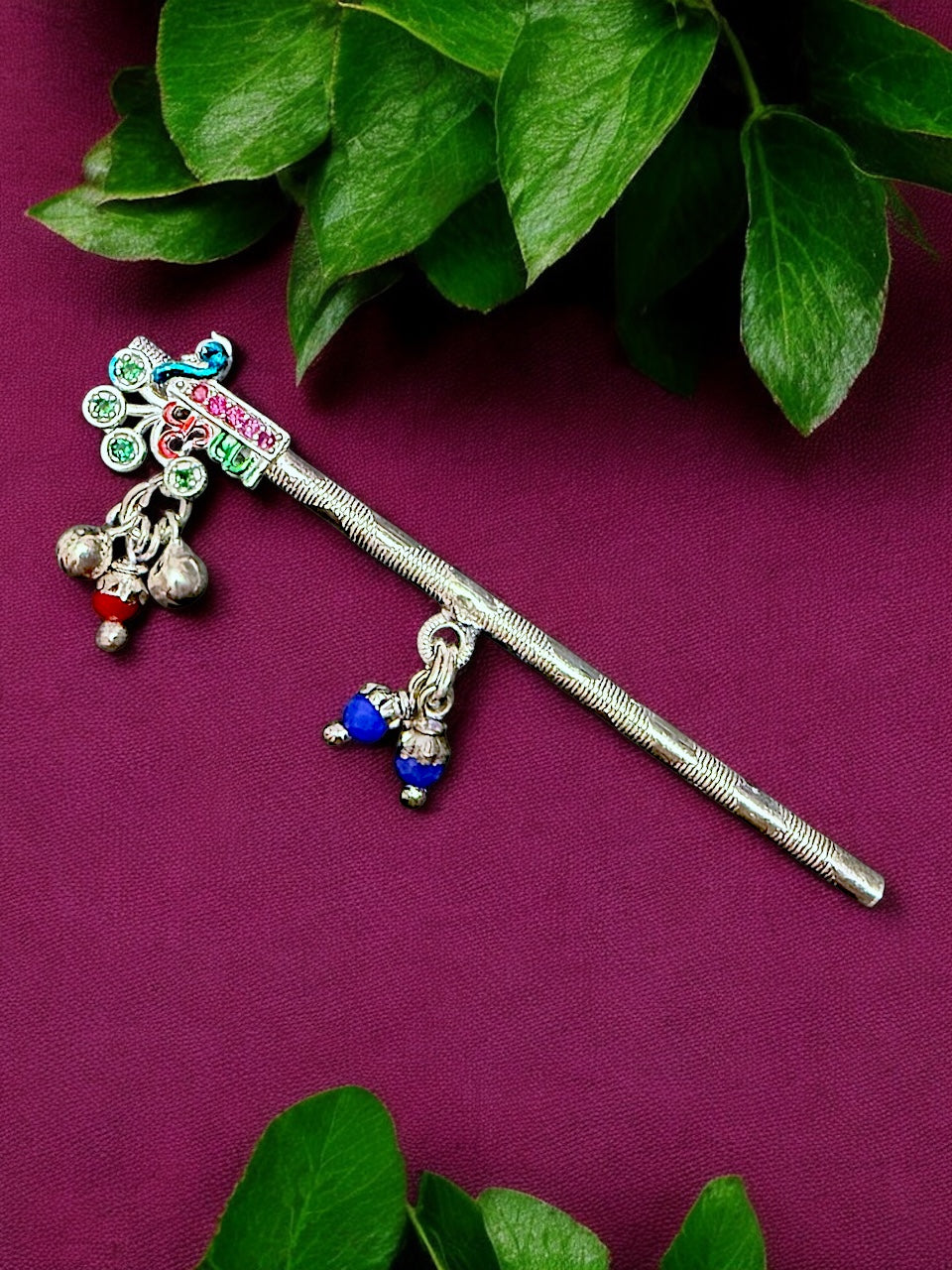 Pure Silver Handmade Krishna Flute