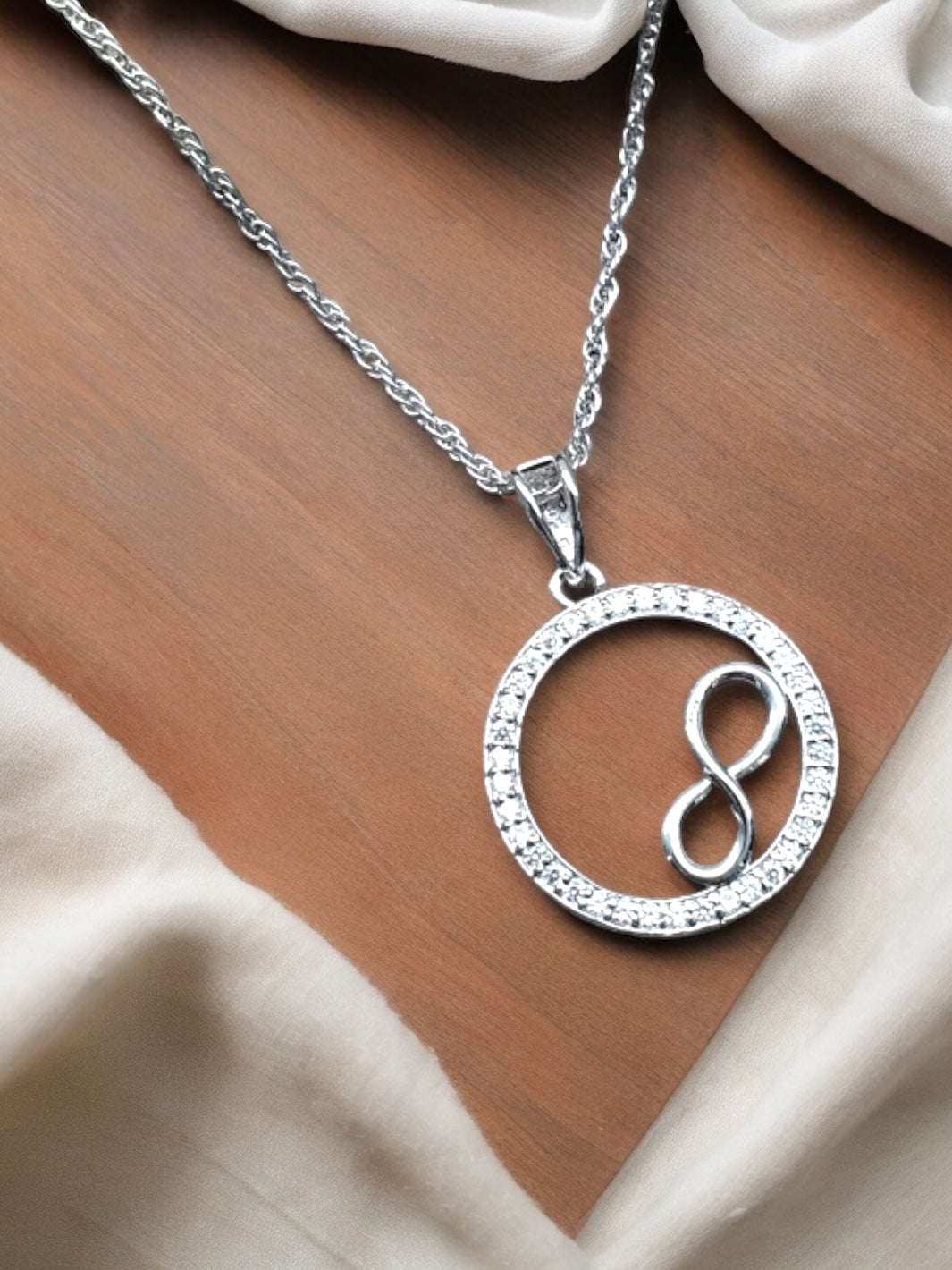 Sterling Silver Infinity Pendant - PSA Jewels