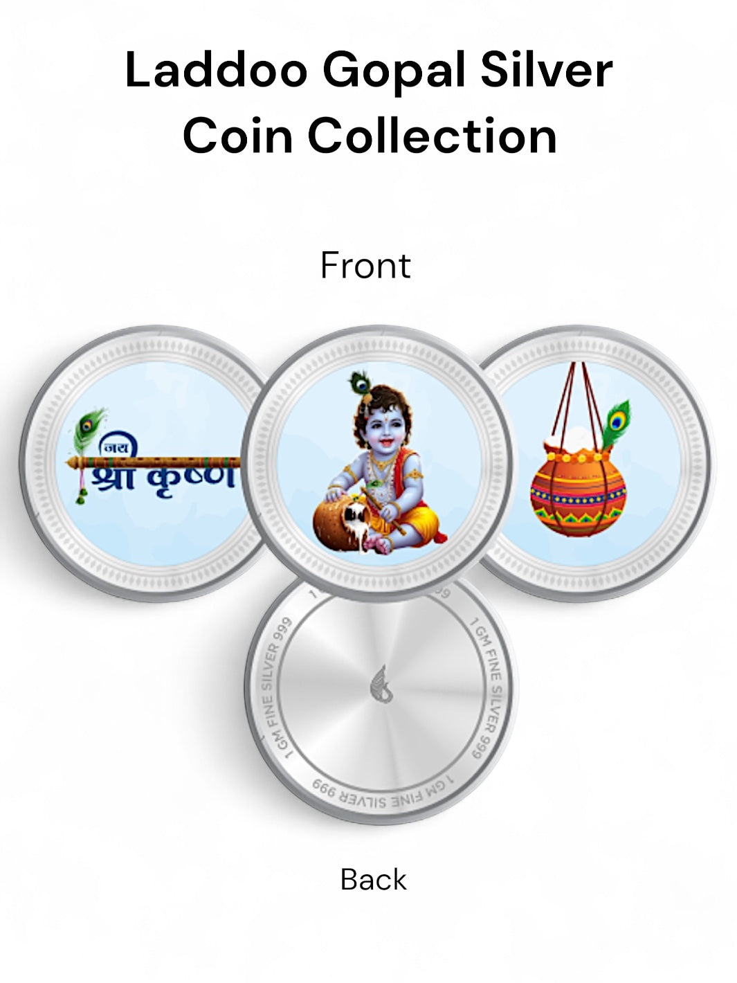 Ladoo GopalSpecial Combo Collection of Silver Coins in Unique Gift Box