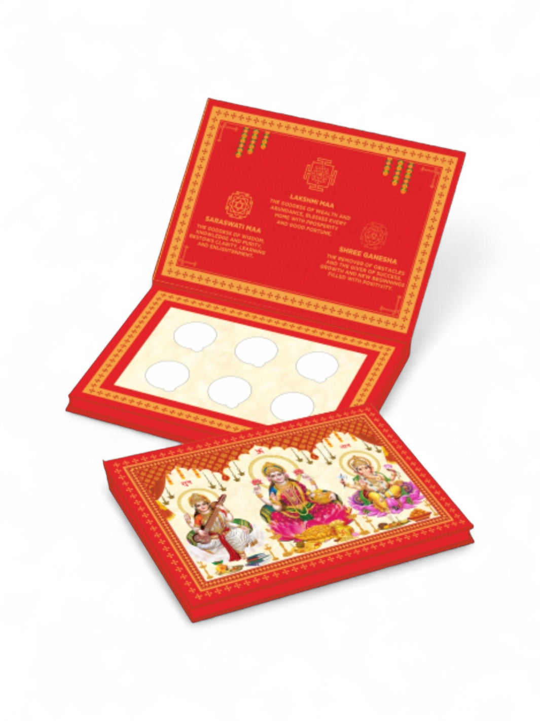 TRIMURTI + TATVA Special Combo Collection of Silver Coins in Unique Gift Box