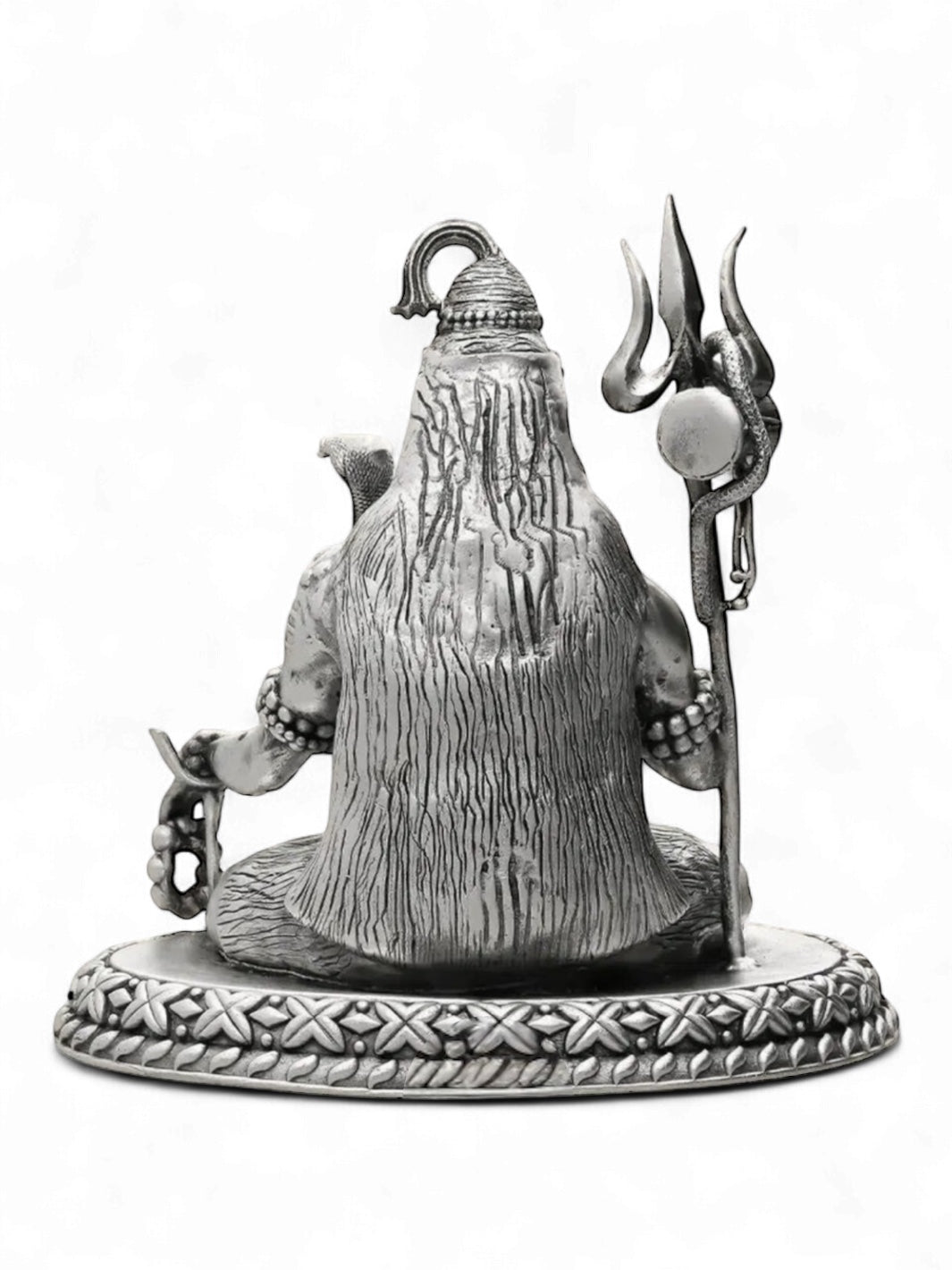 Pure Silver Antique Shivji Idol