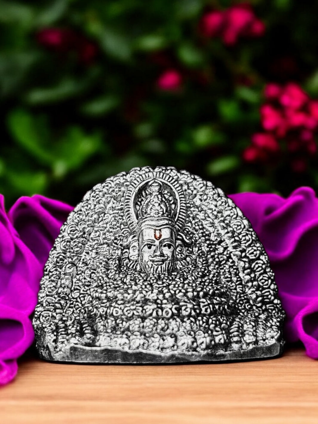 Pure Silver Antique Shree Khatu Shyam Idol