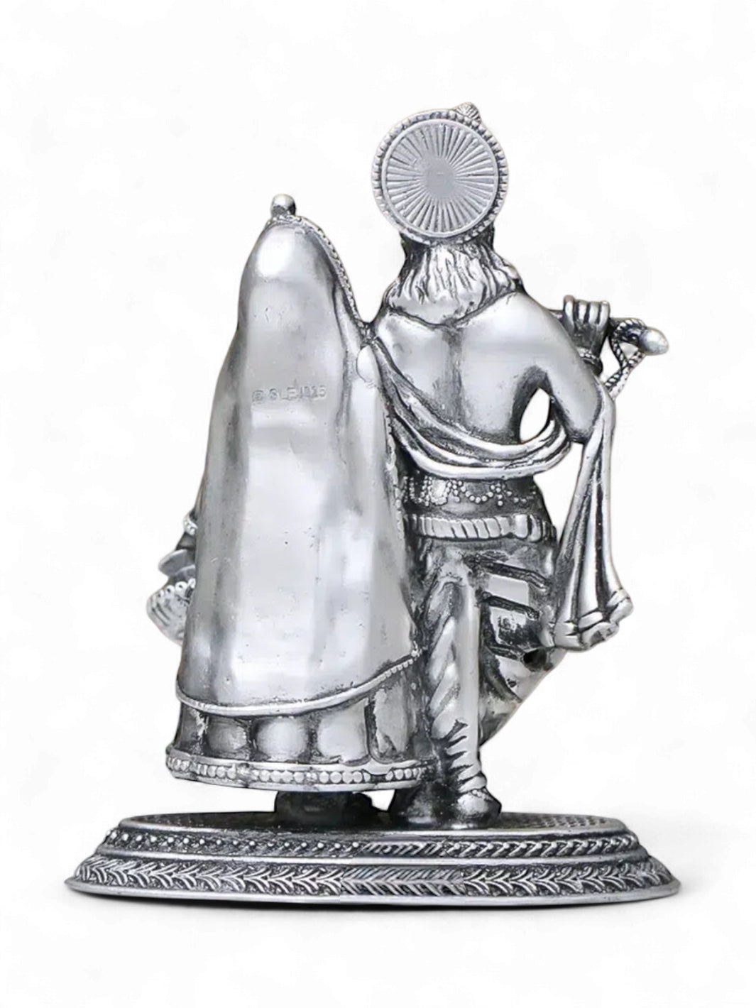 Pure Silver Antique Finish Krishna Idol