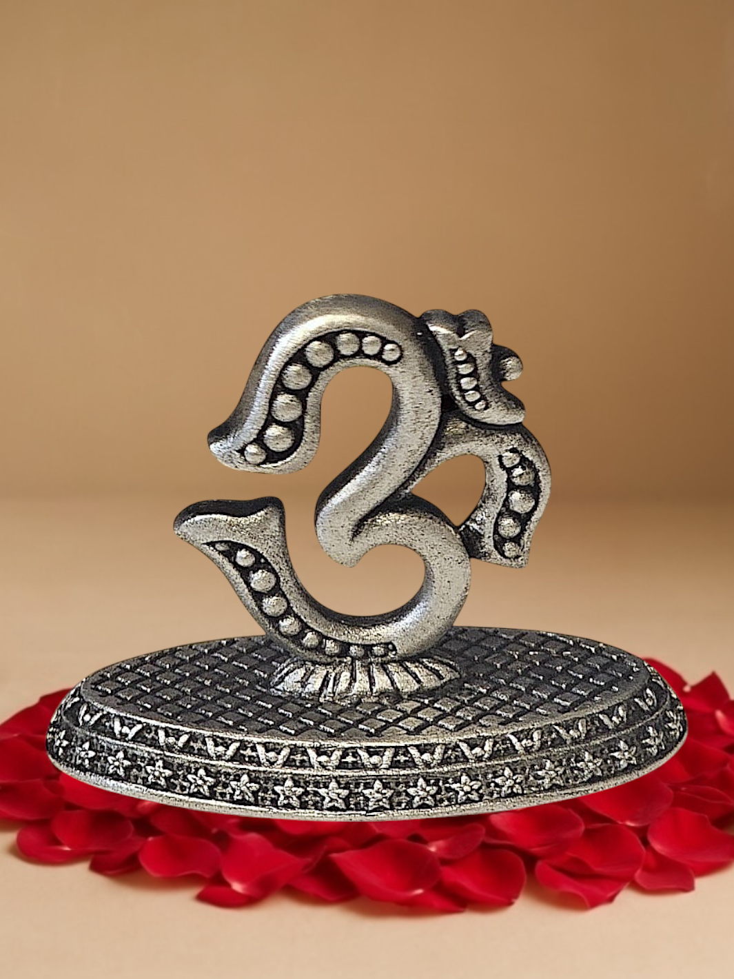 Pure Silver Antique OM symbol