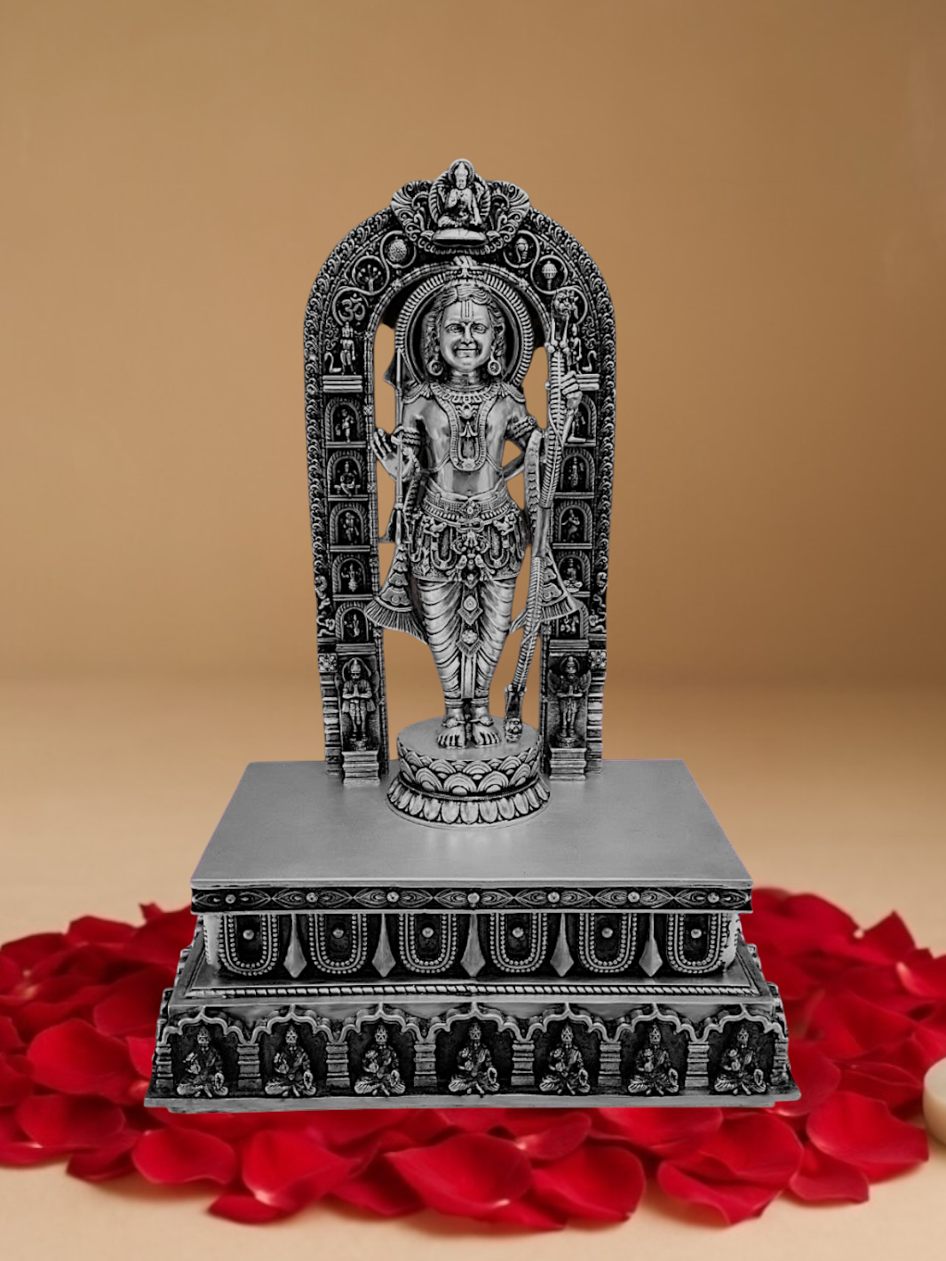 Shree Ram Lalla Silver Idol - Big