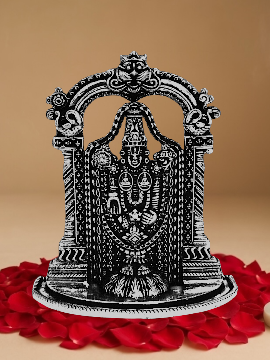 Pure Silver Tirupati Balaji Idol