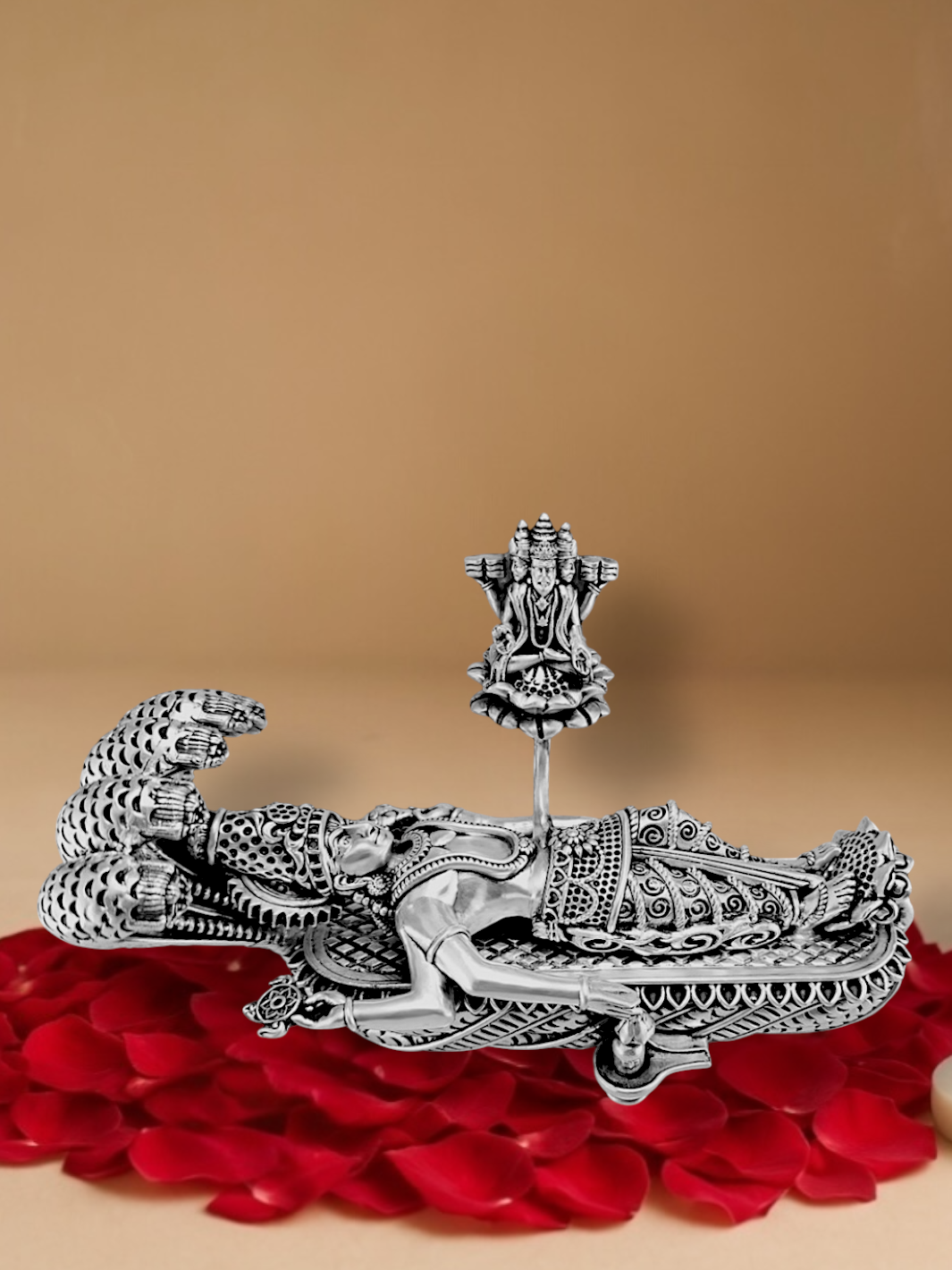 Pure Silver Padmanabhaswamy Idol