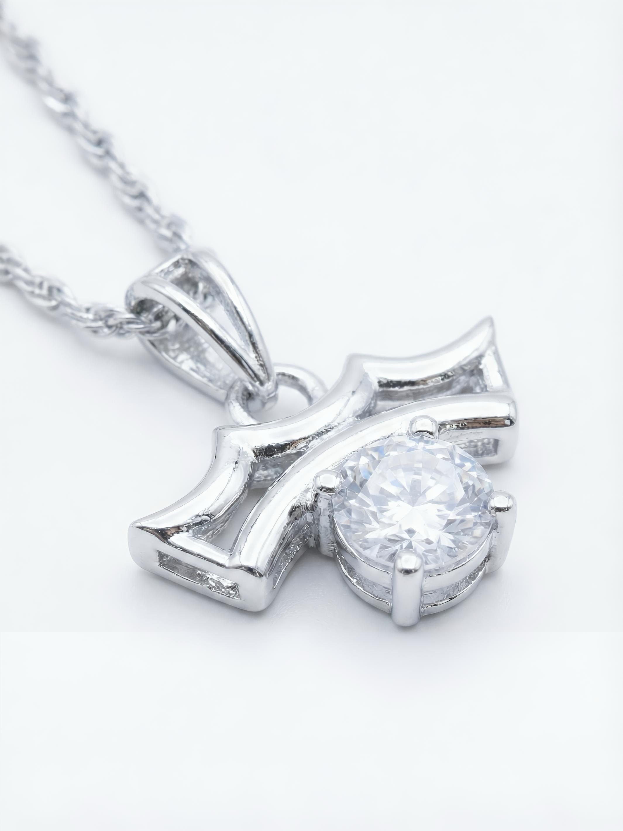 Sterling Silver Crown Pendant