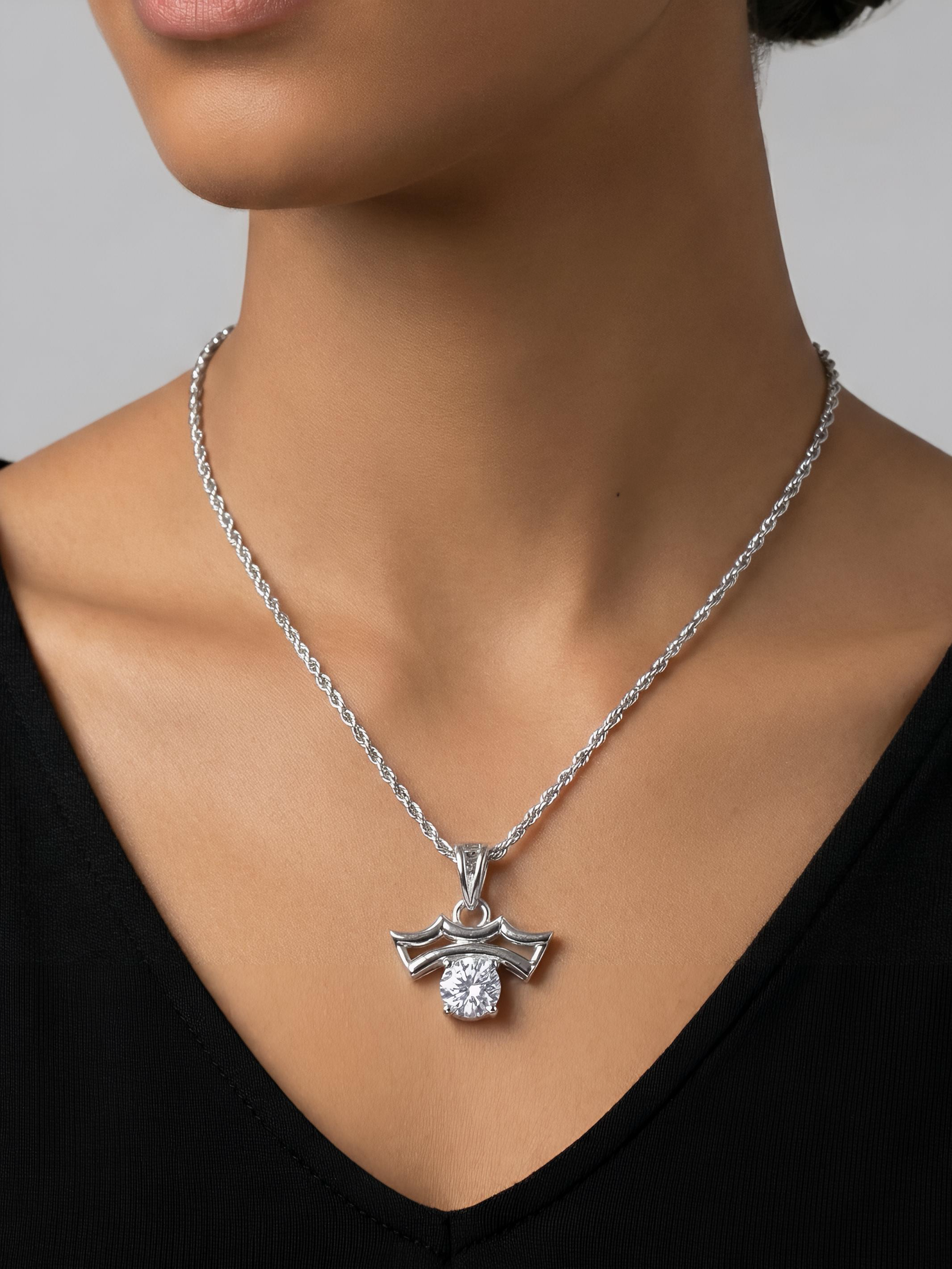 Sterling Silver Crown Pendant