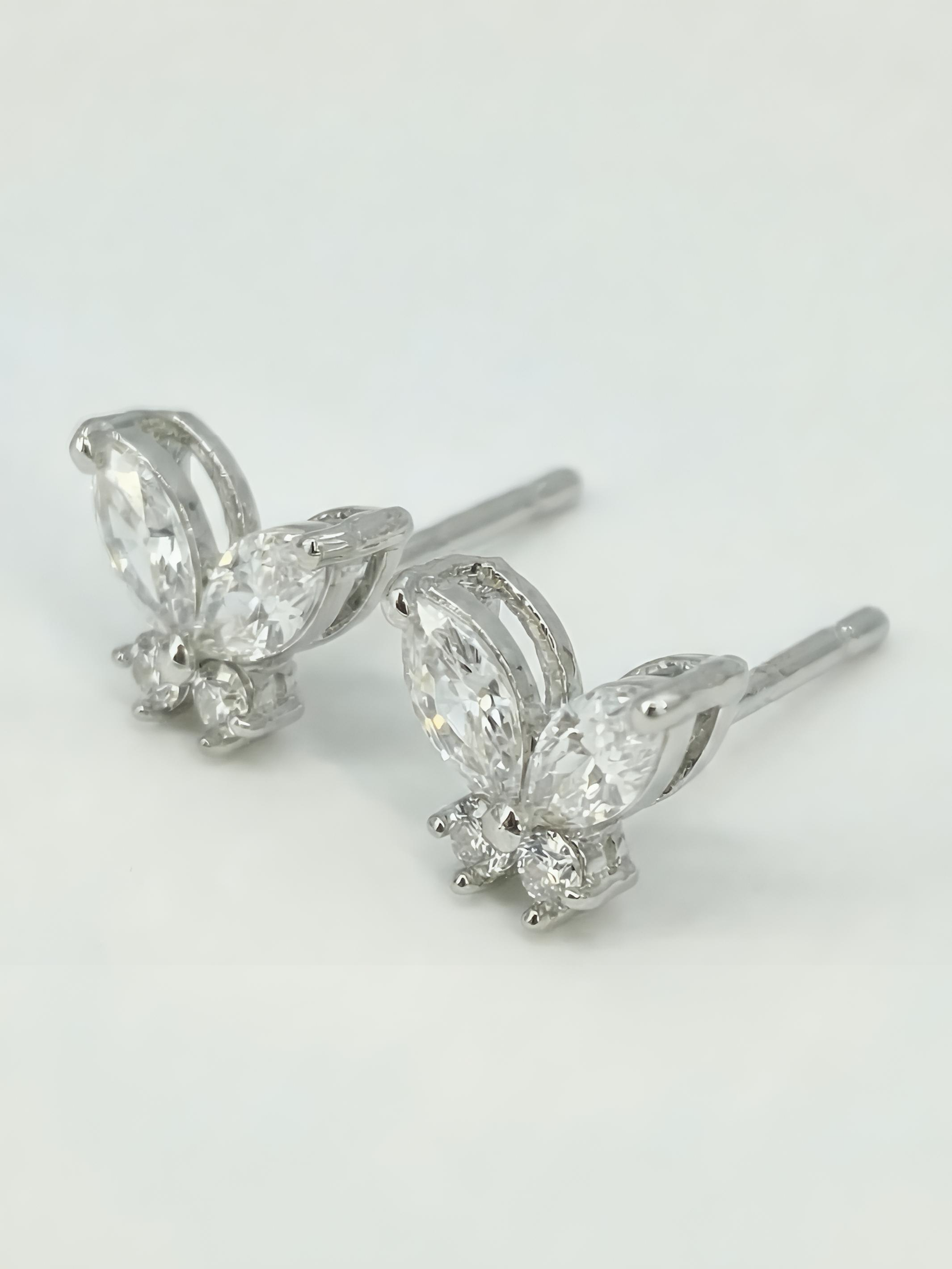 Butterfly Pure Silver Earring