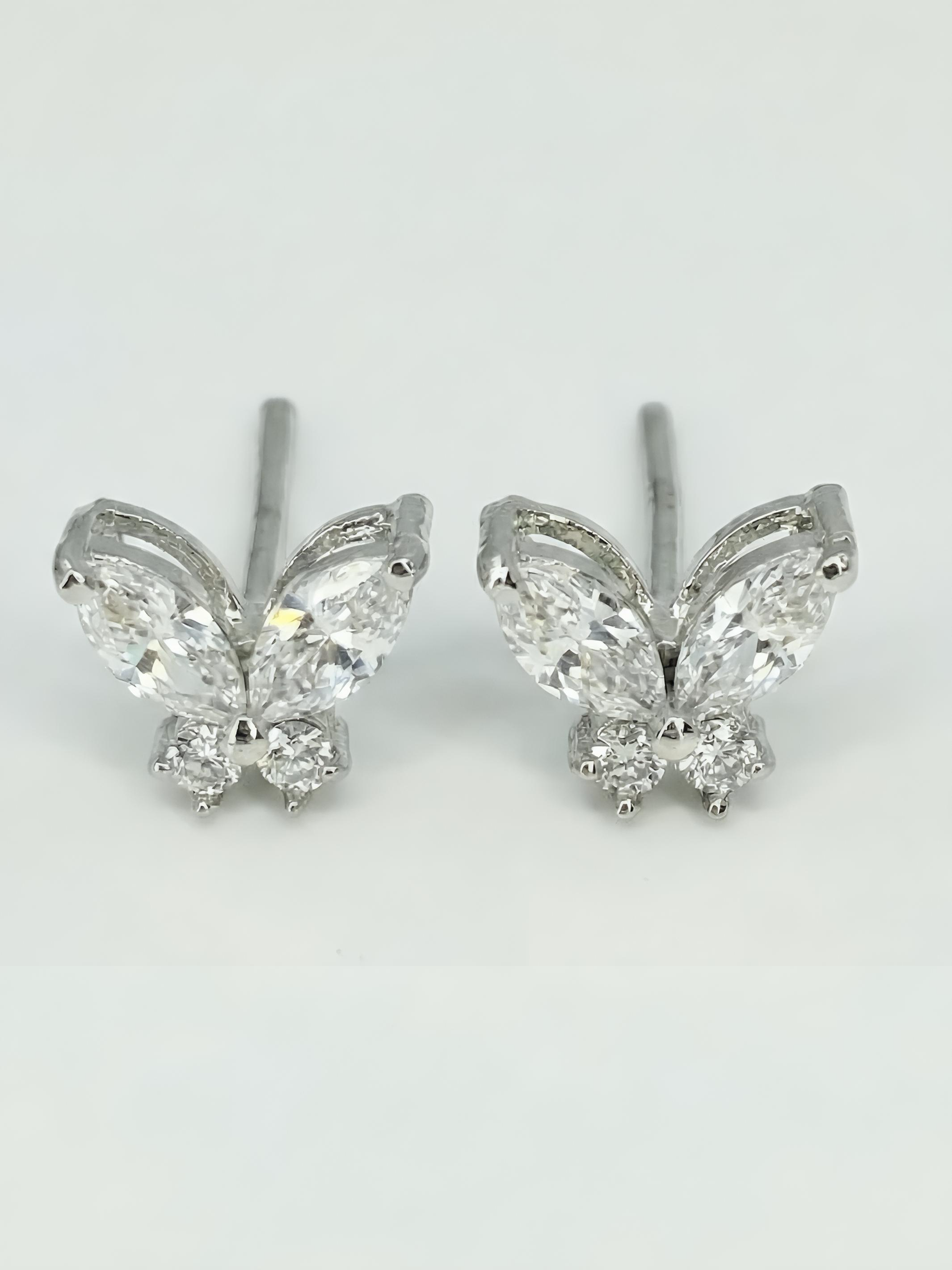 Butterfly Pure Silver Earring