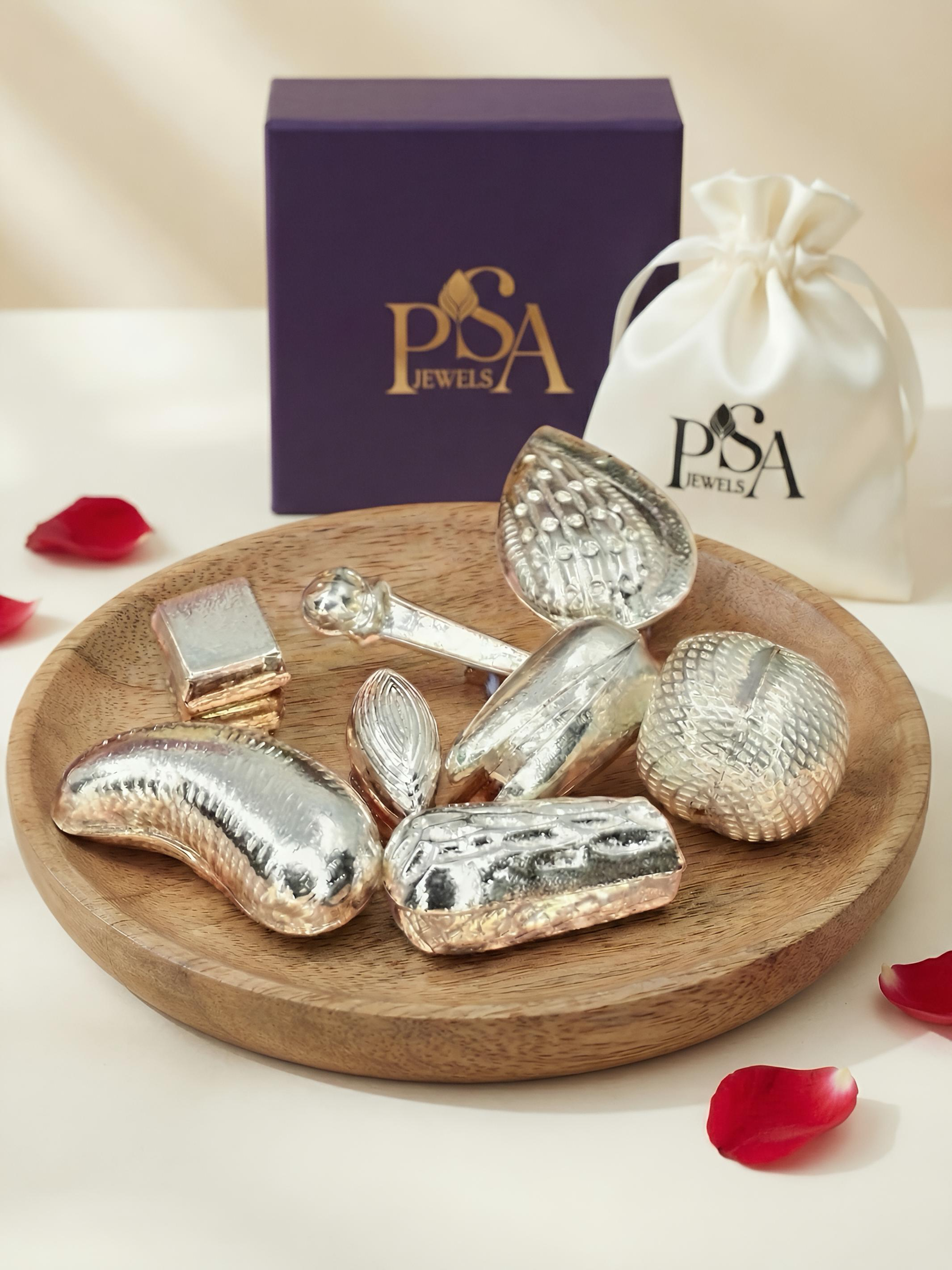 Dry Fruits Pure Silver Hamper / Gift Box