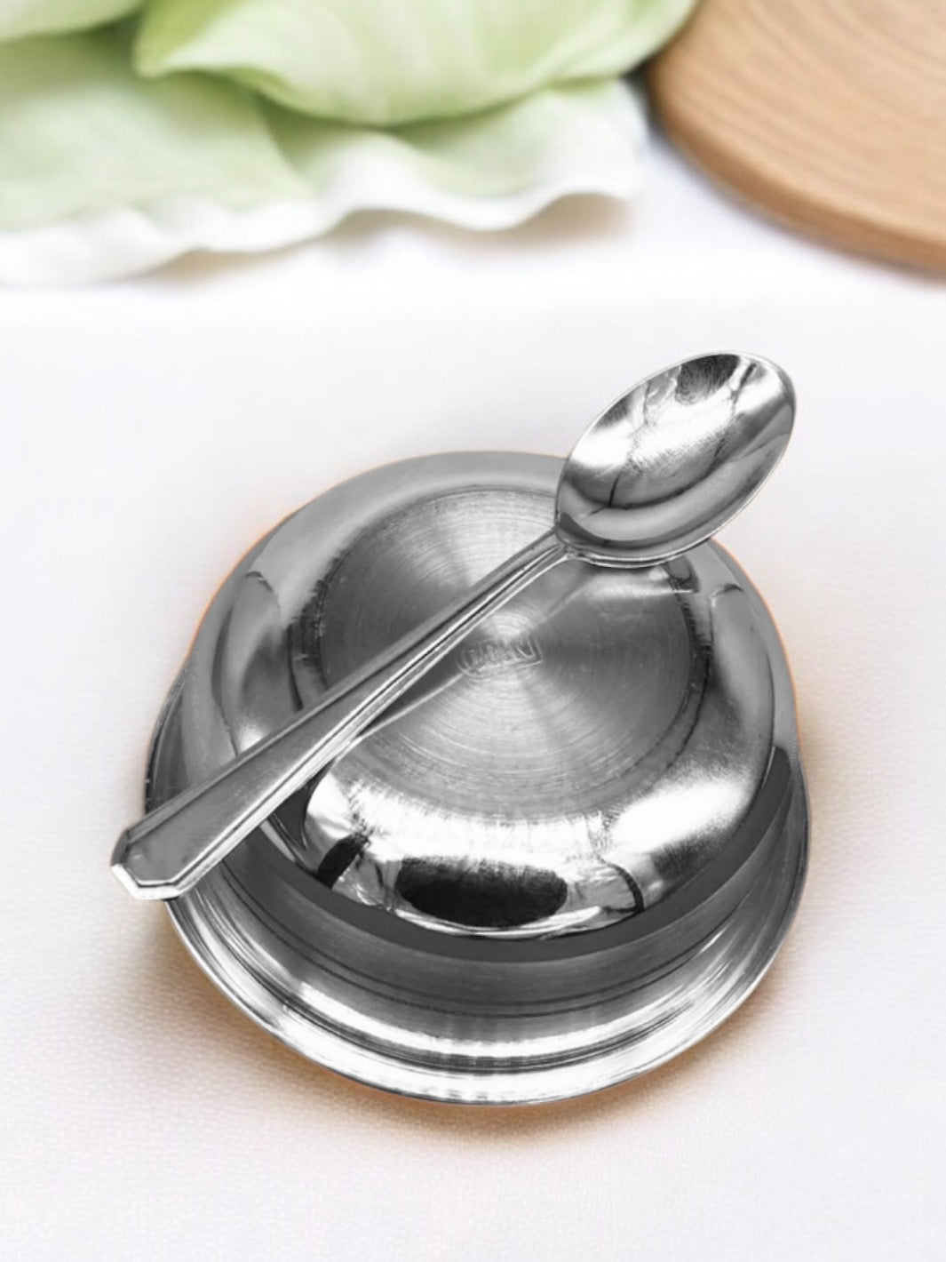 Pure Silver Bowl and Spoon Set - PSA Jewels