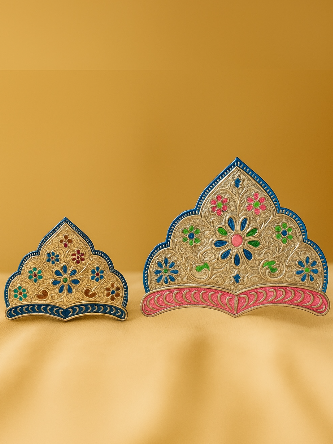 Pure Silver Handmade Mukut