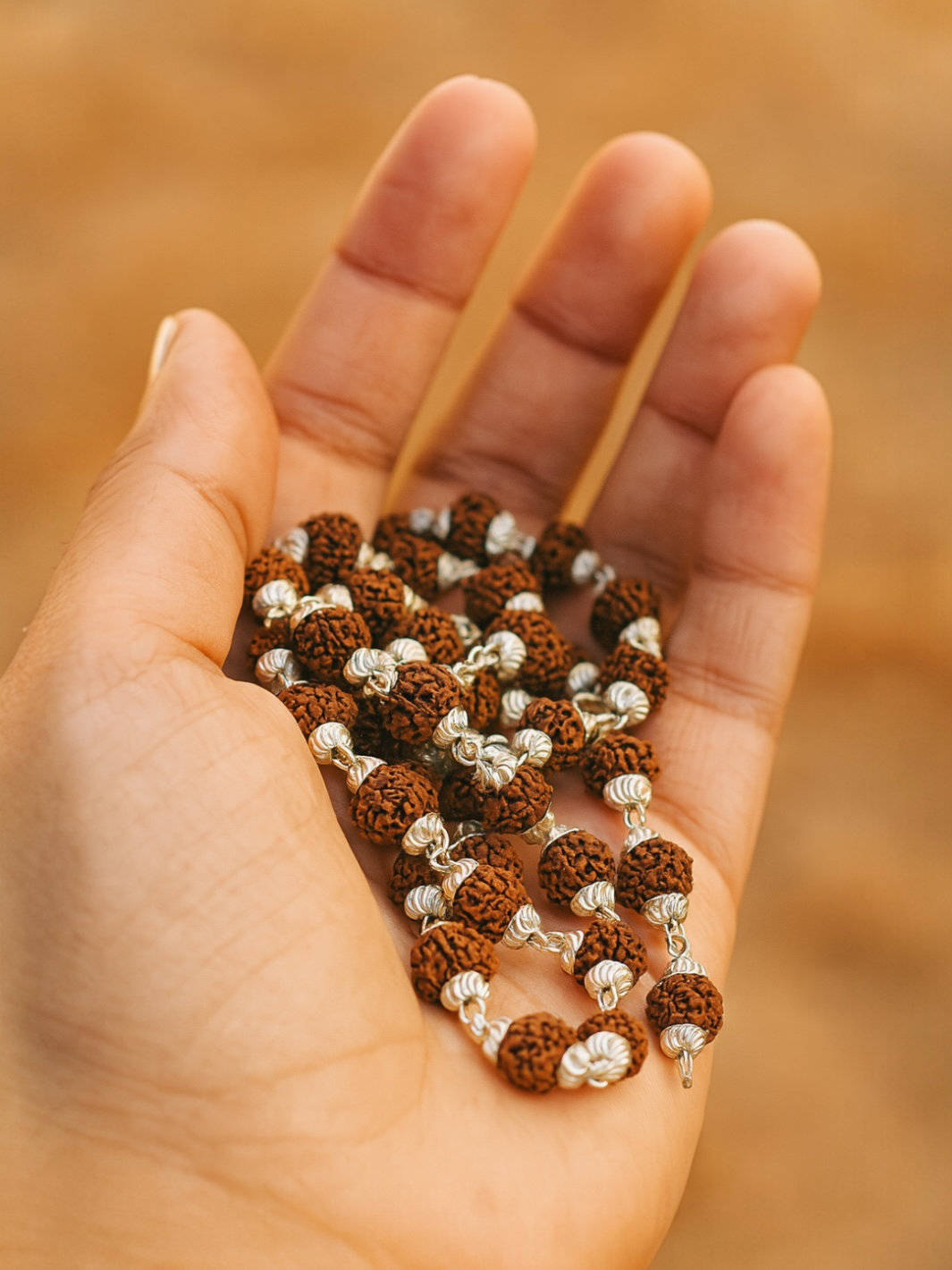 Natural Rudraksha japp mala (54-beads)