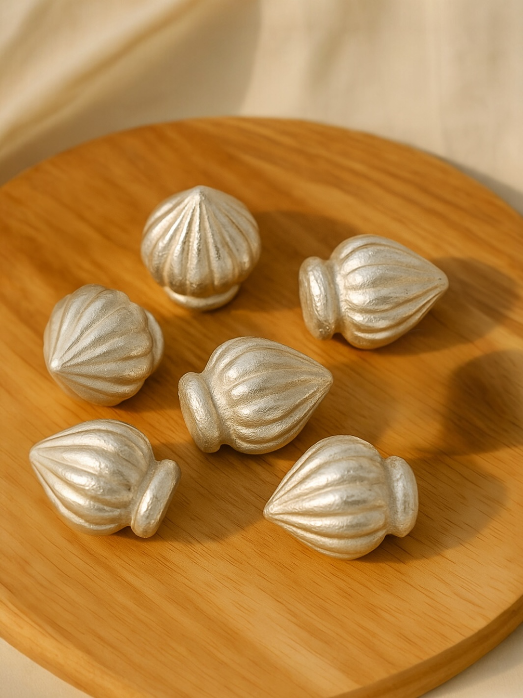 Silver Modak (5 pieces)