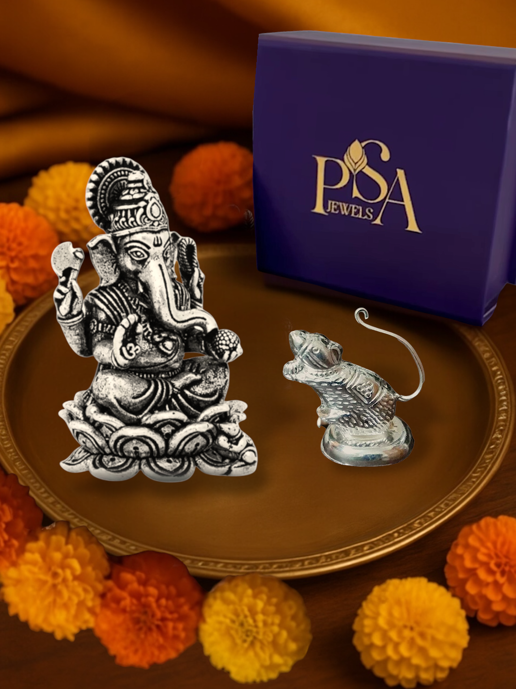 Vighnaharta & His Divine Mouse(Mushakraj) Hamper / Gift Box