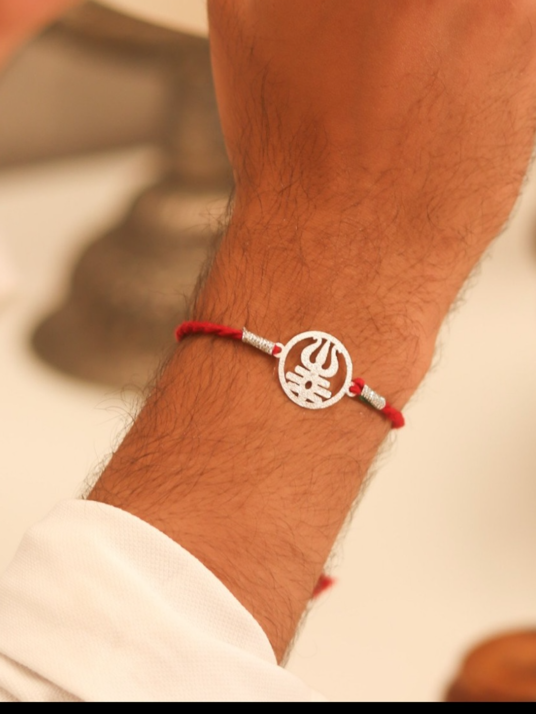 Auspicious Trishul Raksha Moli Rakhi