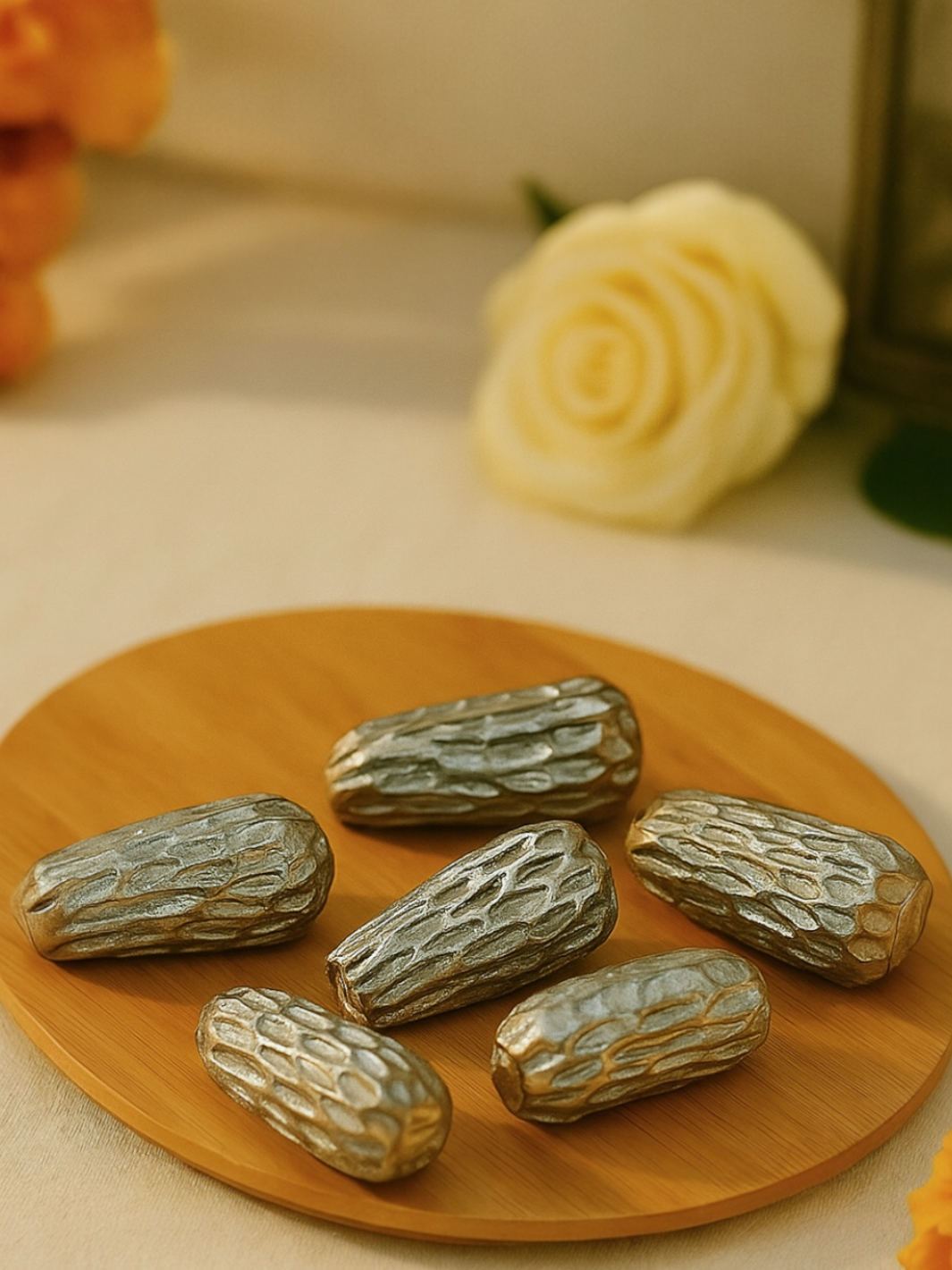 Silver Dates / Kajuur (4 pieces)