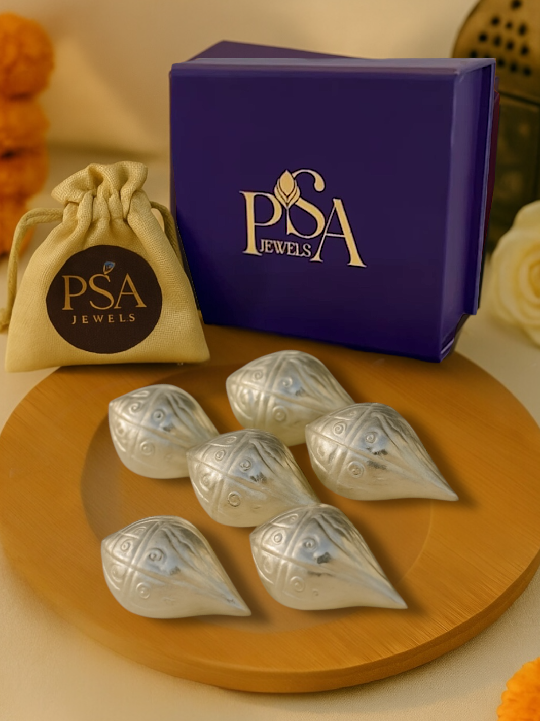 Small Pure Silver Nariyal/ Coconut