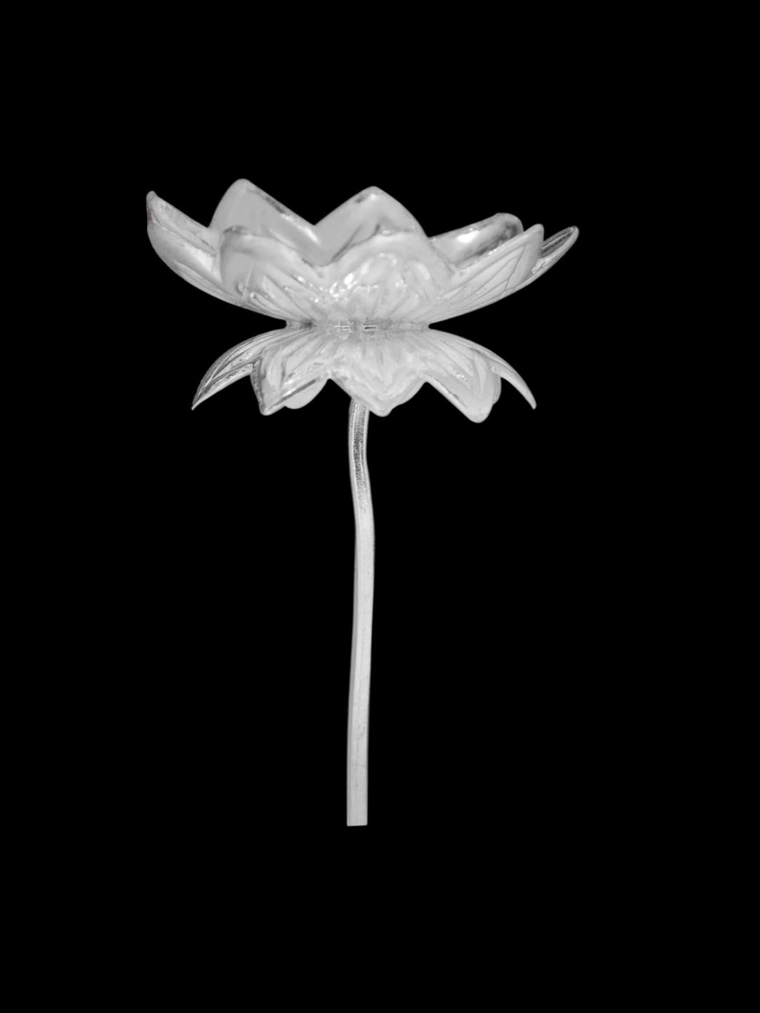 Pure Silver Lotus Flower