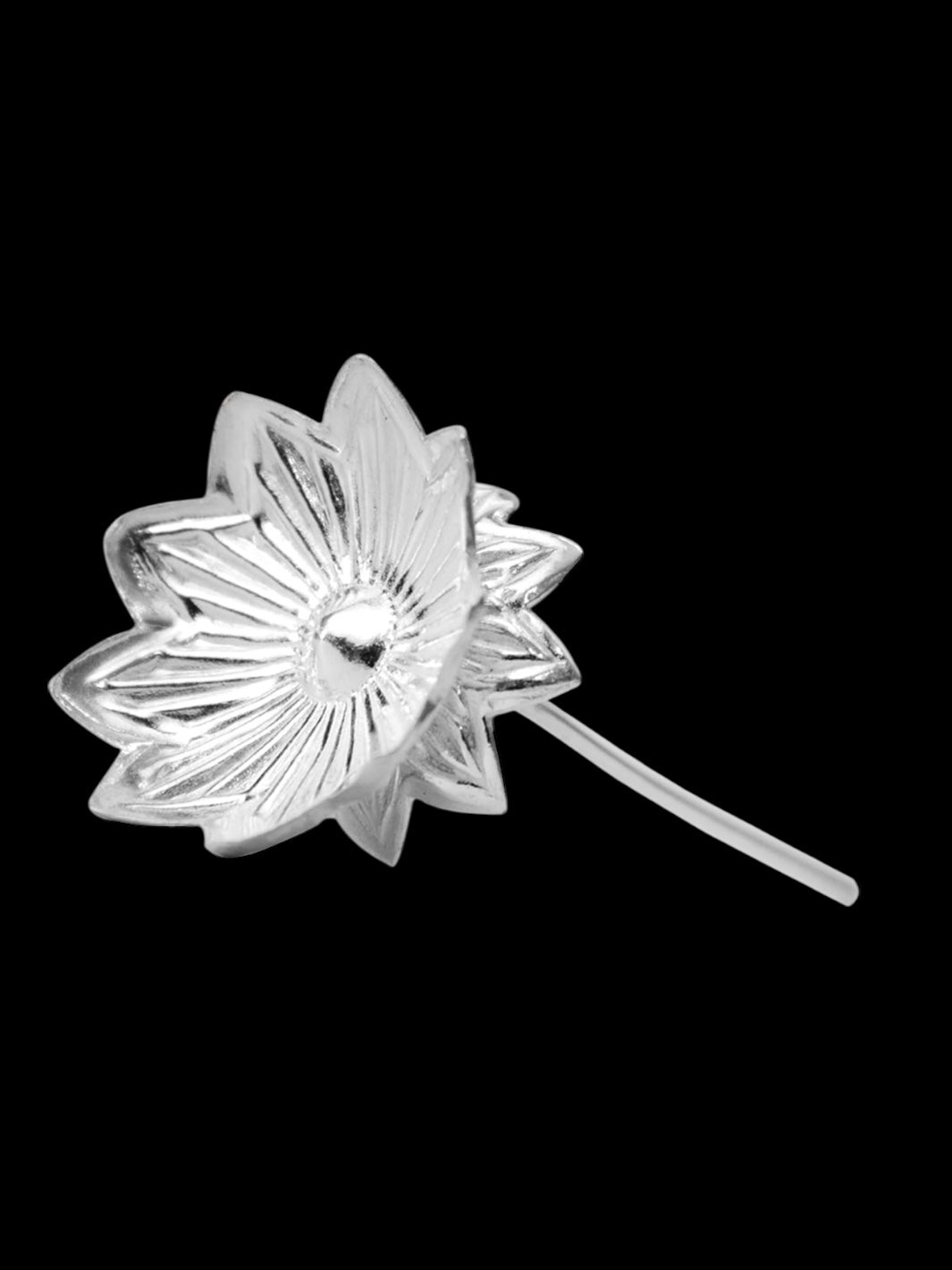 Pure Silver Lotus Flower