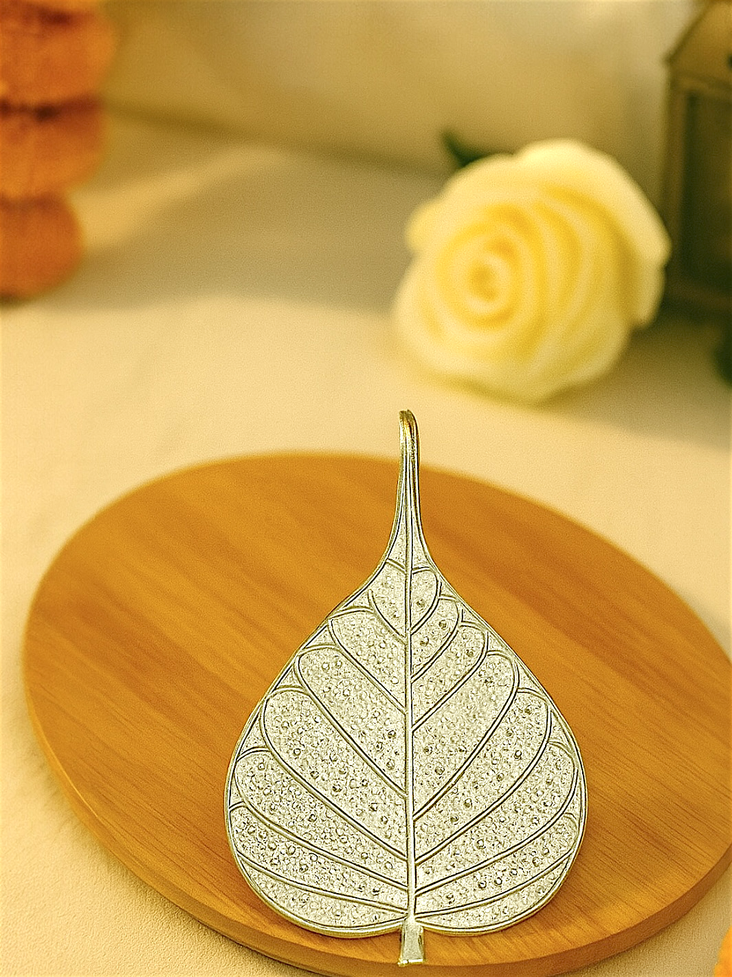 Silver Peepal Leaves/ Ficus religiosa Leaves