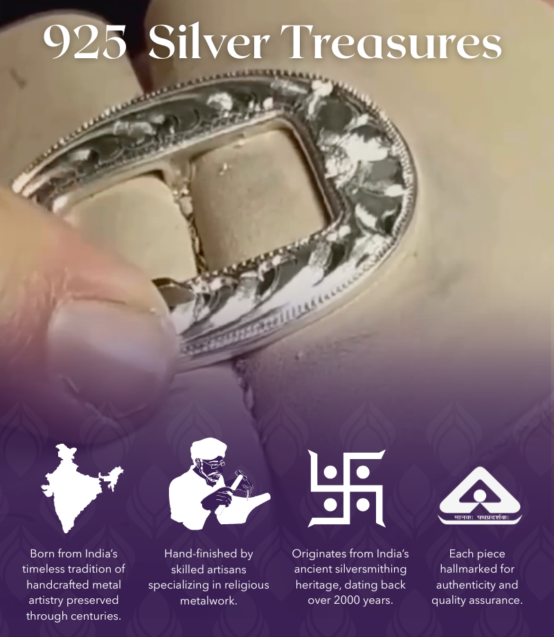 Nitya Offering Pure Silver Hamper / Gift Box