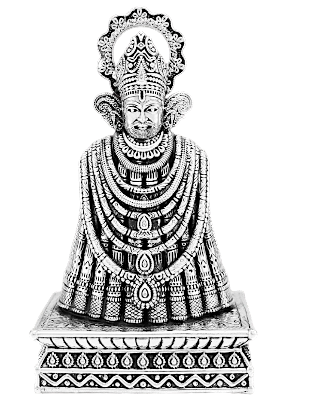 Pure Silver Shree Khatu Shyam Idol - PSA Jewels