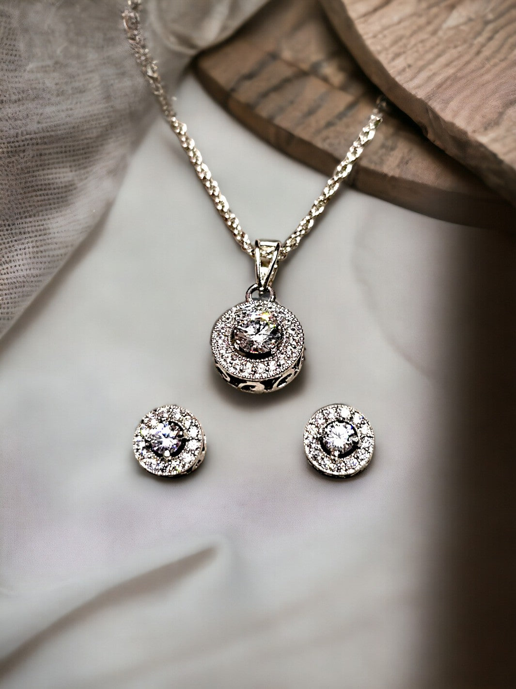 Round Shaped Pendant Set - PSA Jewels
