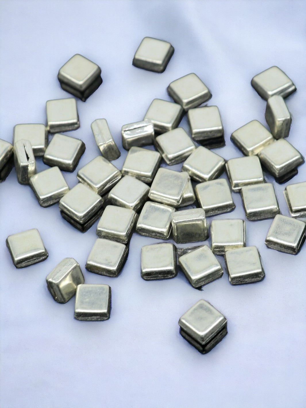 Silver Naivedyam / Silver Coconut Cubes(10 pieces) - PSA Jewels