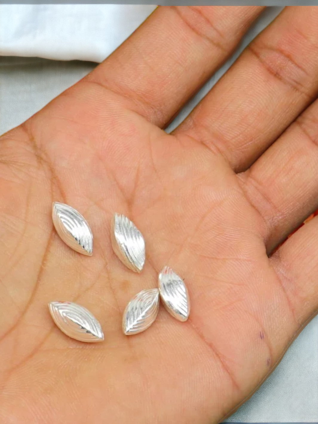Silver Elaichi/ Cardamom (14 pieces) - PSA Jewels