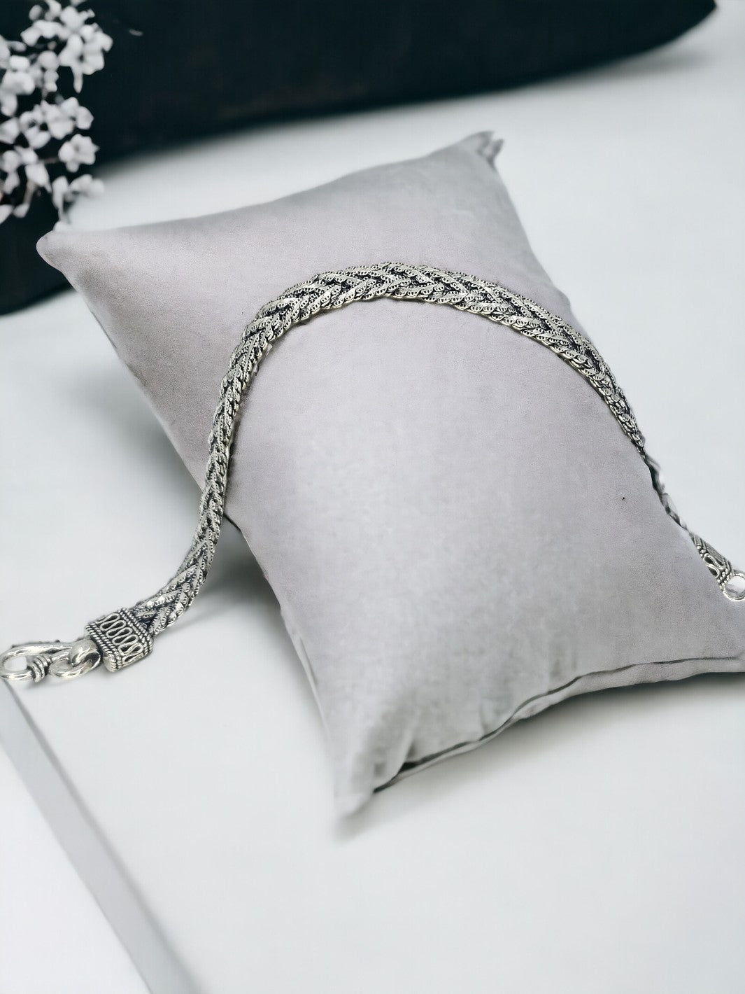 Handmade Braided Silver Bracelet - PSA Jewels