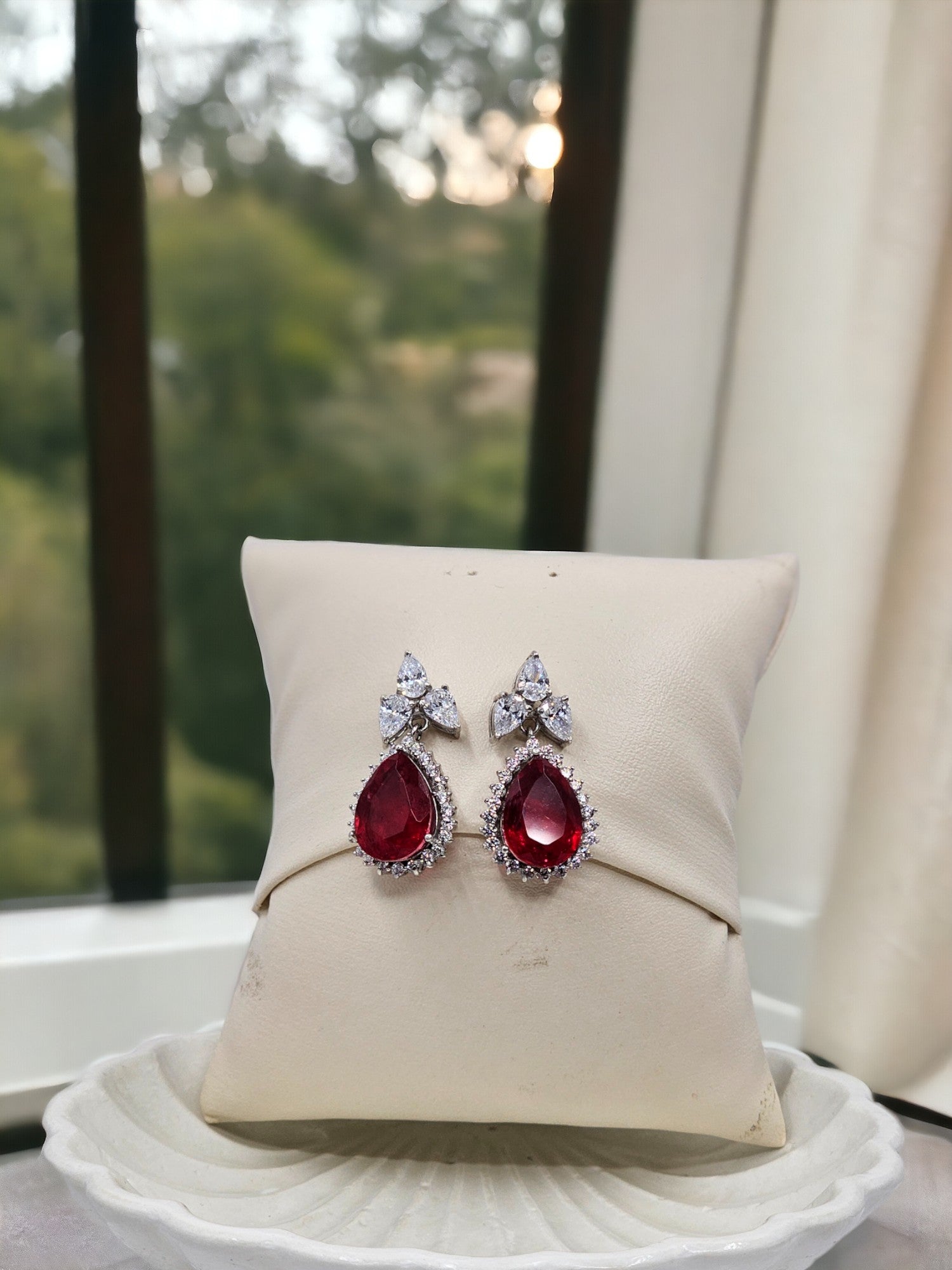 Zara Red Earring - PSA Jewels