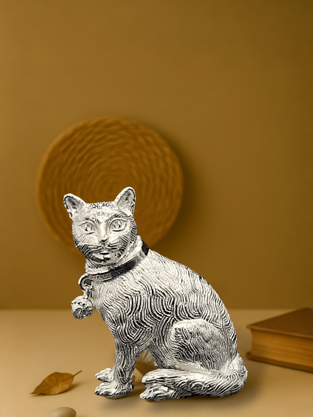 Pure Silver Cat Idol