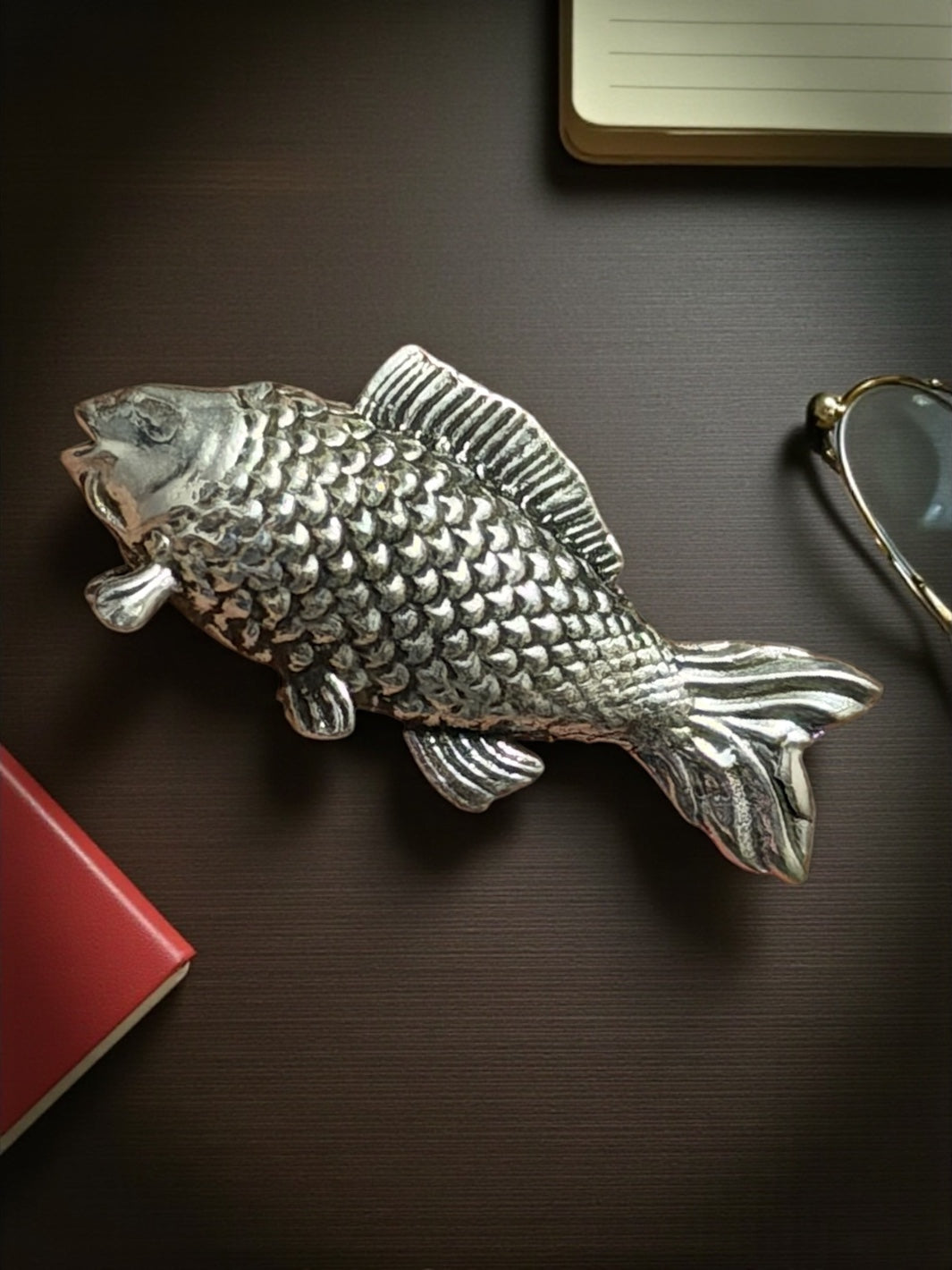 Pure Silver Fully Solid Fish