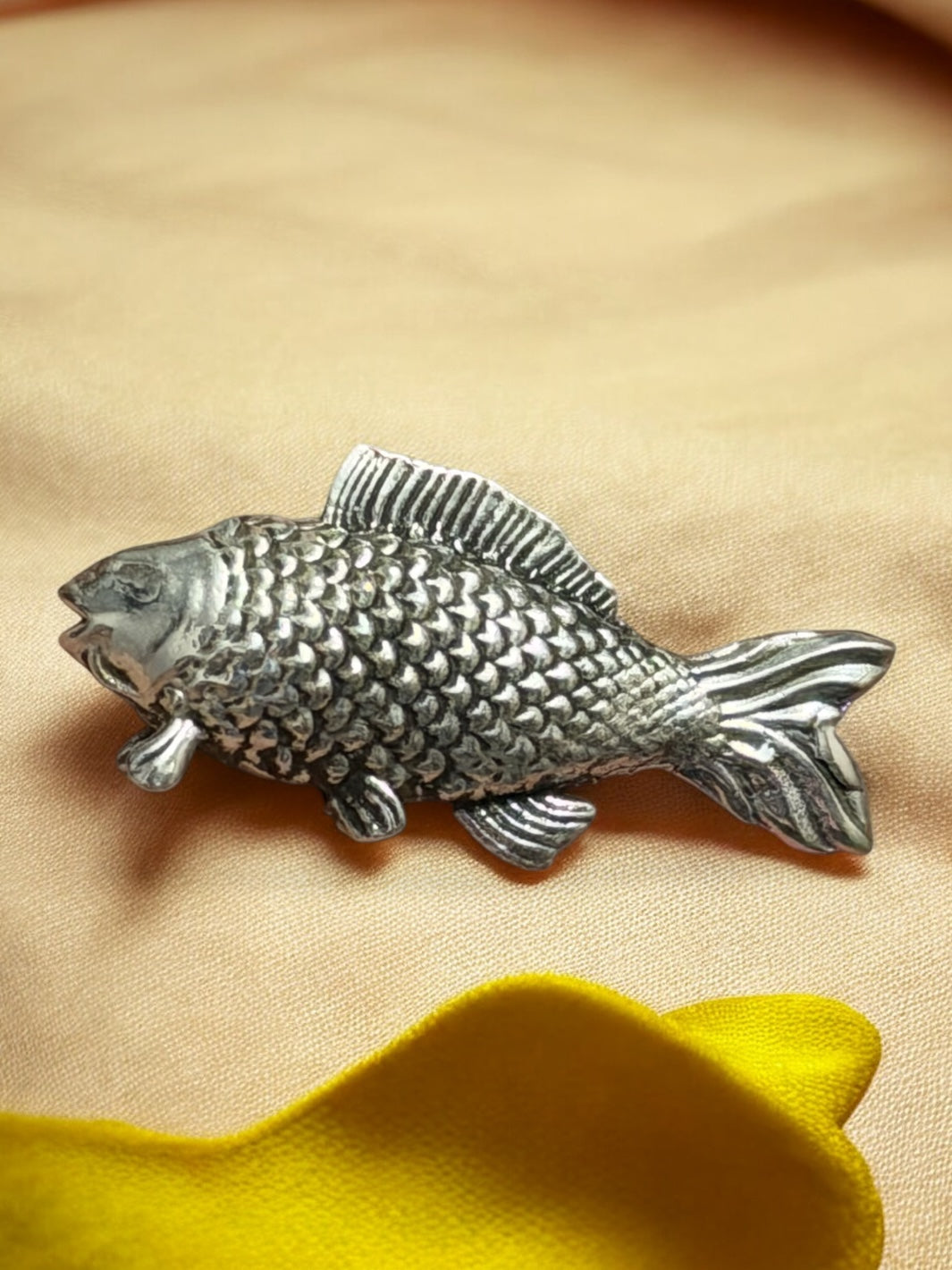 Pure Silver Fully Solid Fish