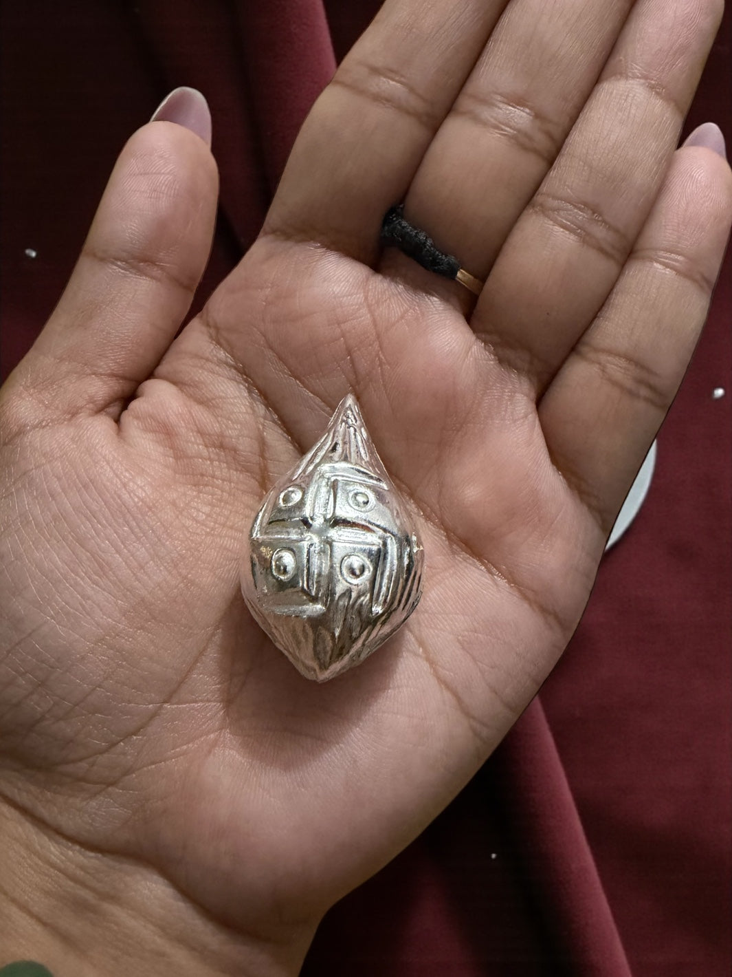 Big Pure Silver Nariyal/ Coconut