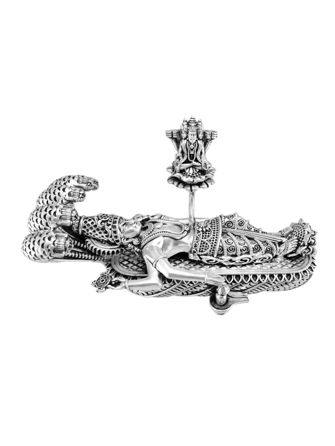 Pure Silver Padmanabhaswamy Idol