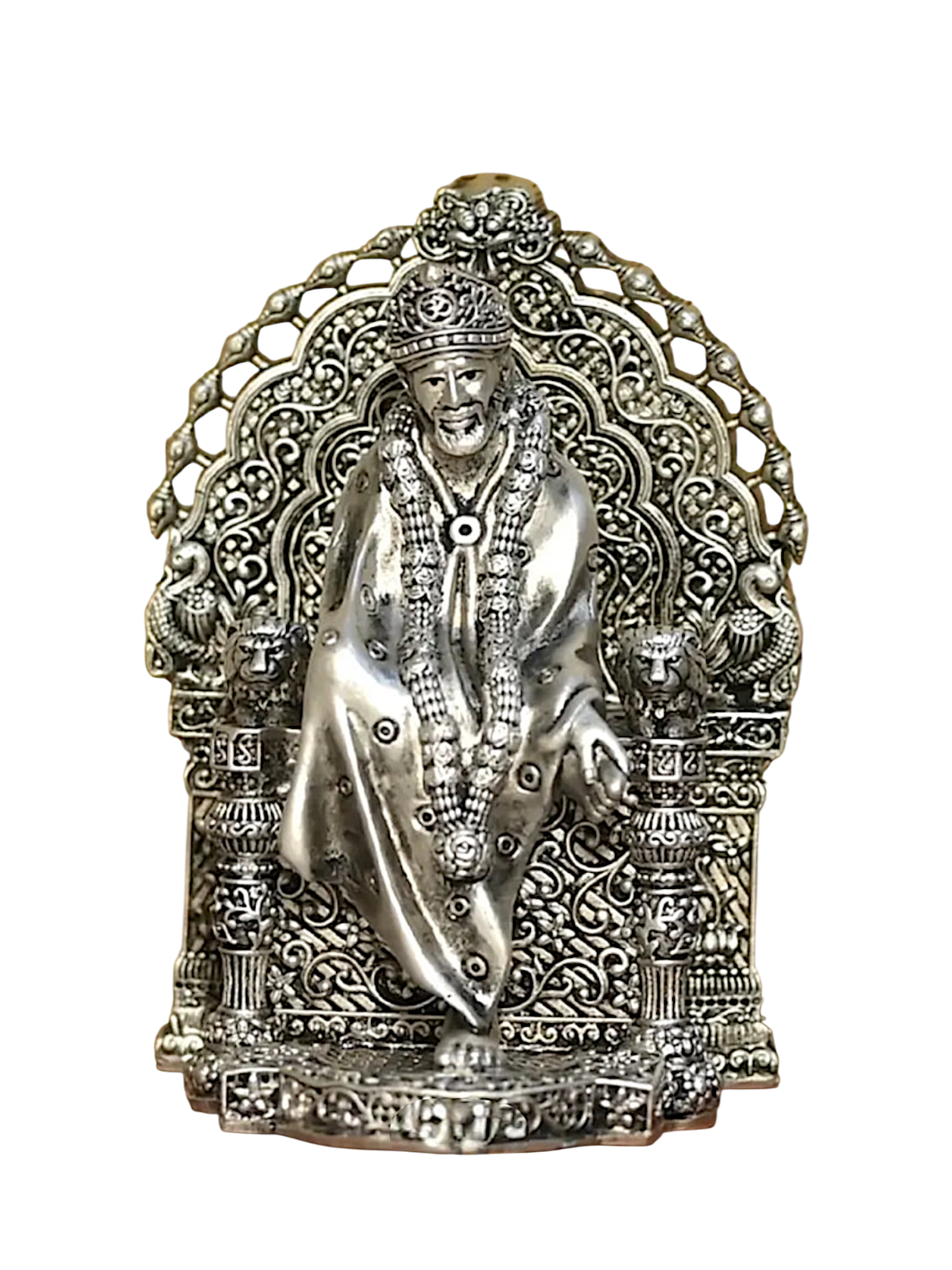 Pure Silver Antique Shirdhi Sai Baba Idol