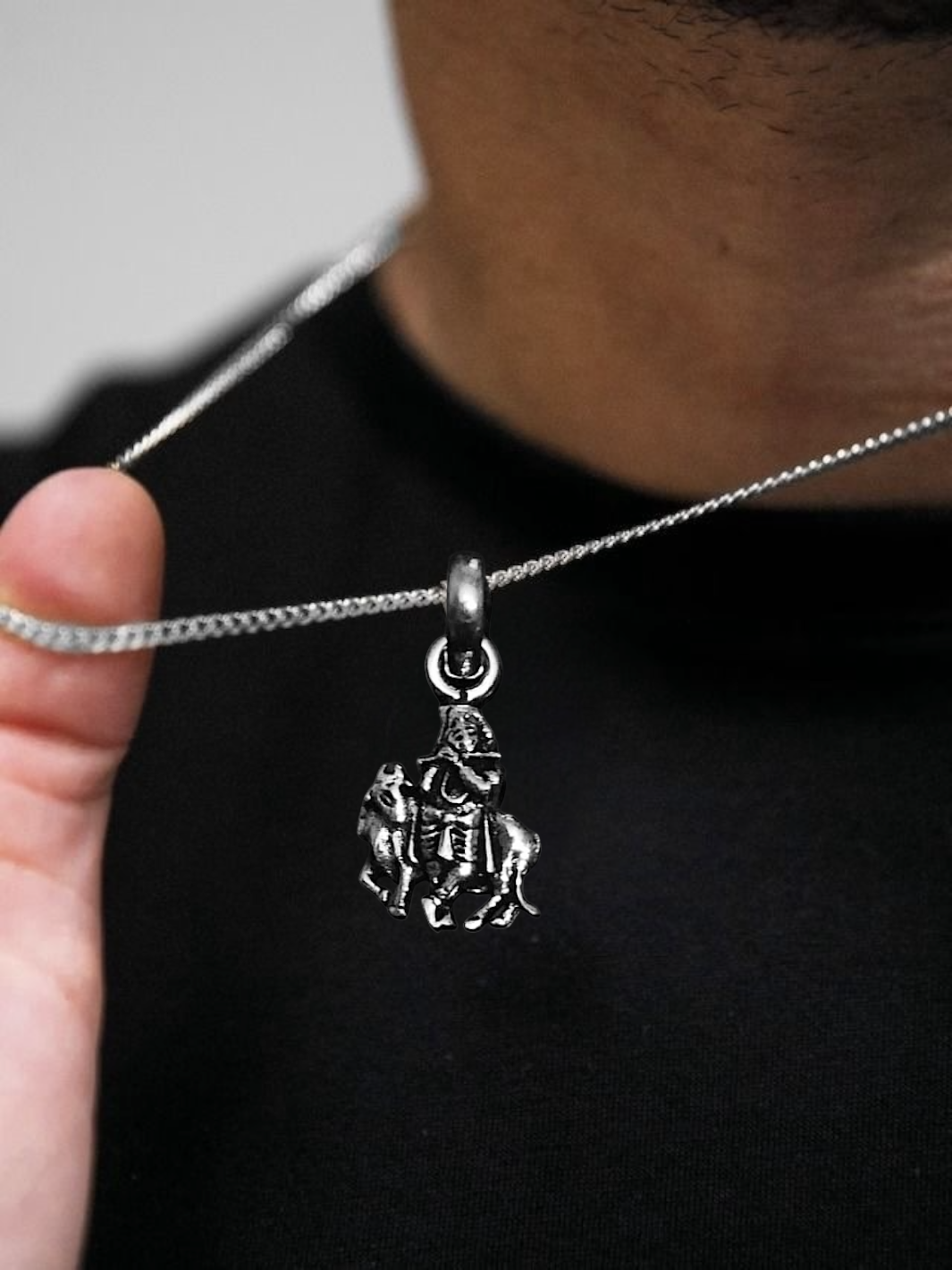 Krishna Gawala Pendant with chain - PSA Jewels