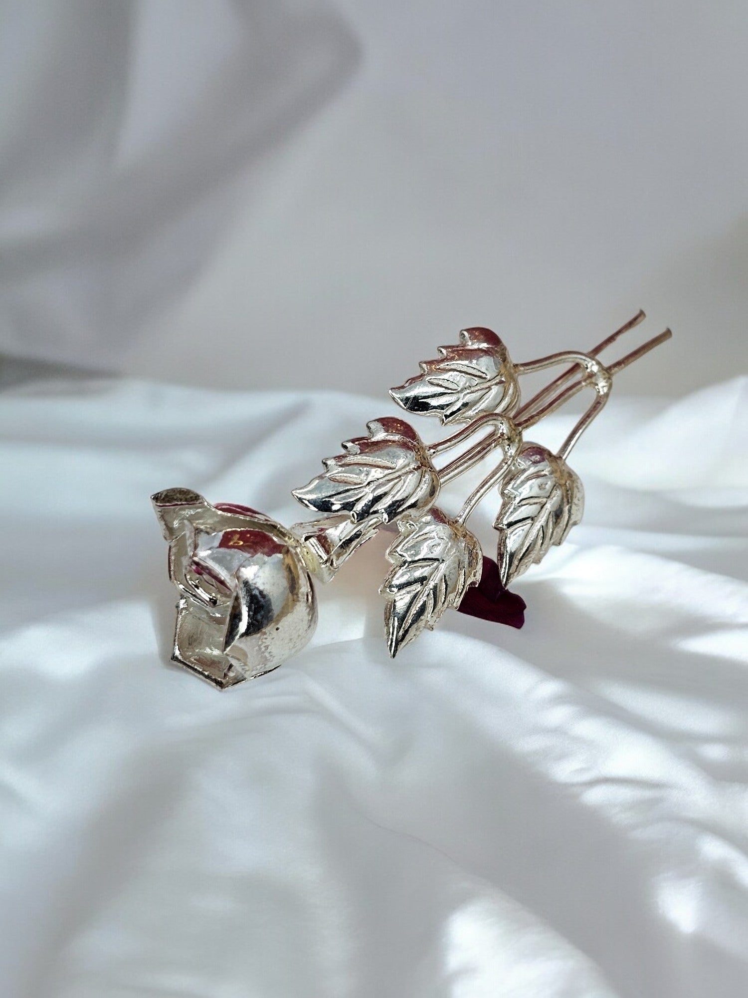 Silver Rose Flower - PSA Jewels